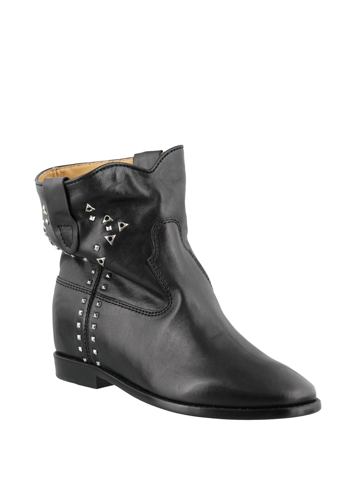 Figur sandsynlighed Amorous Ankle boots Isabel Marant - Studded black leather ankle boots -  BO0104A062S01BK