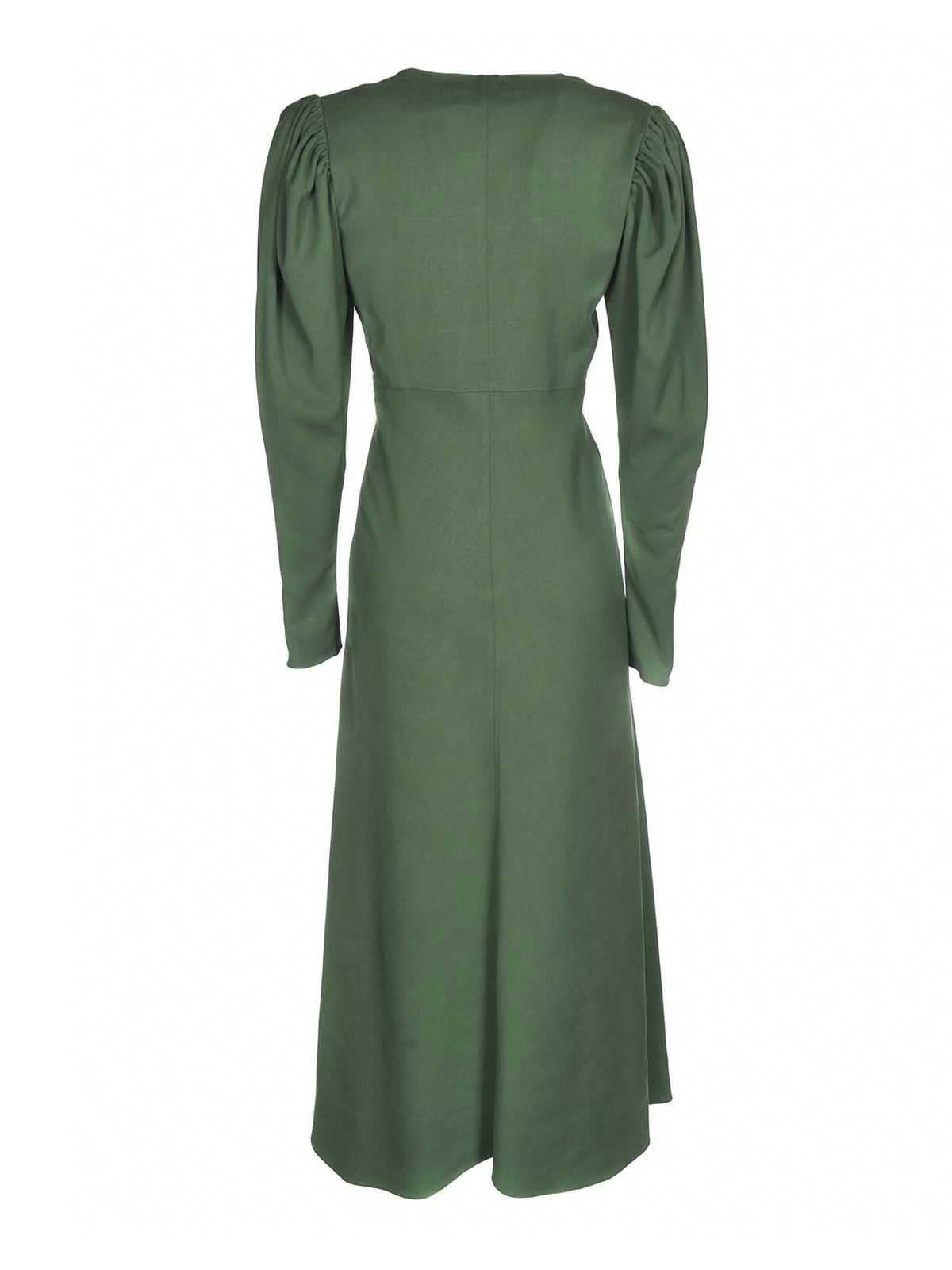 Isabel Marant Silabi dress in green - Green|RO190521P012IGREEN Isabel Marant Silabi dress in green - Green|RO190521P012IGREEN