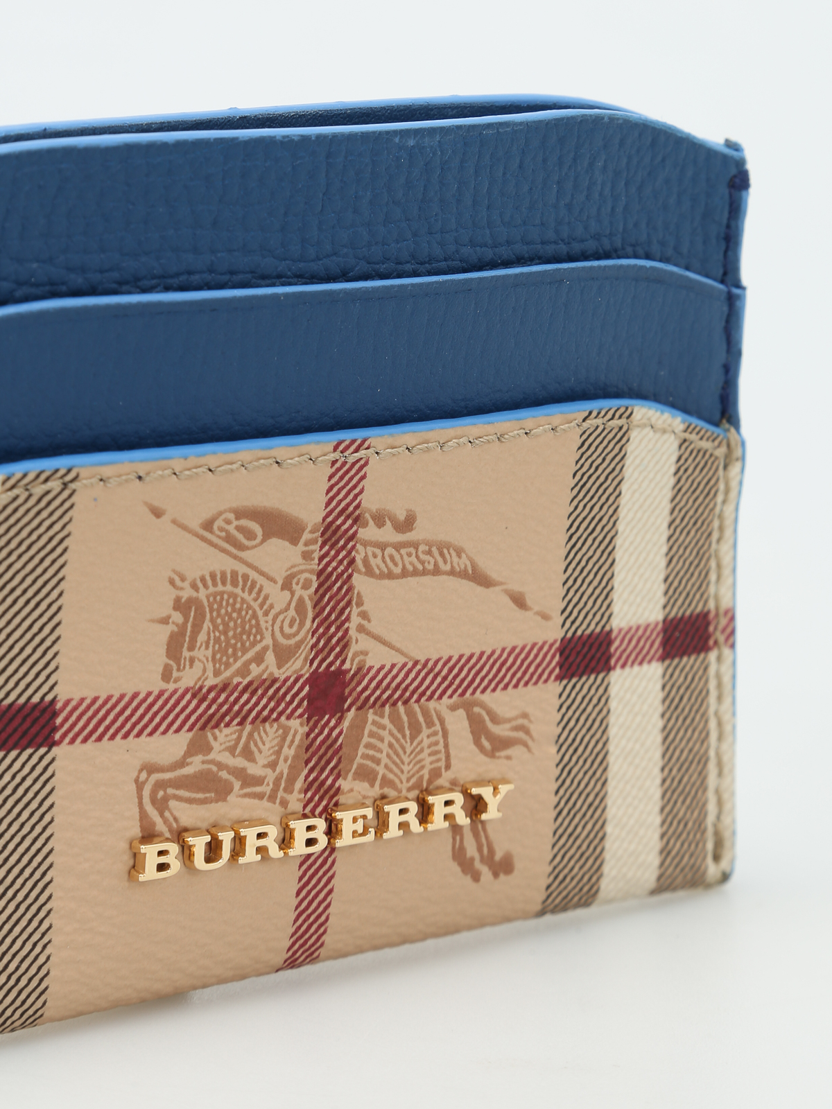 Wallets & purses Burberry - Izzy Haymarket check card holder - 4048245