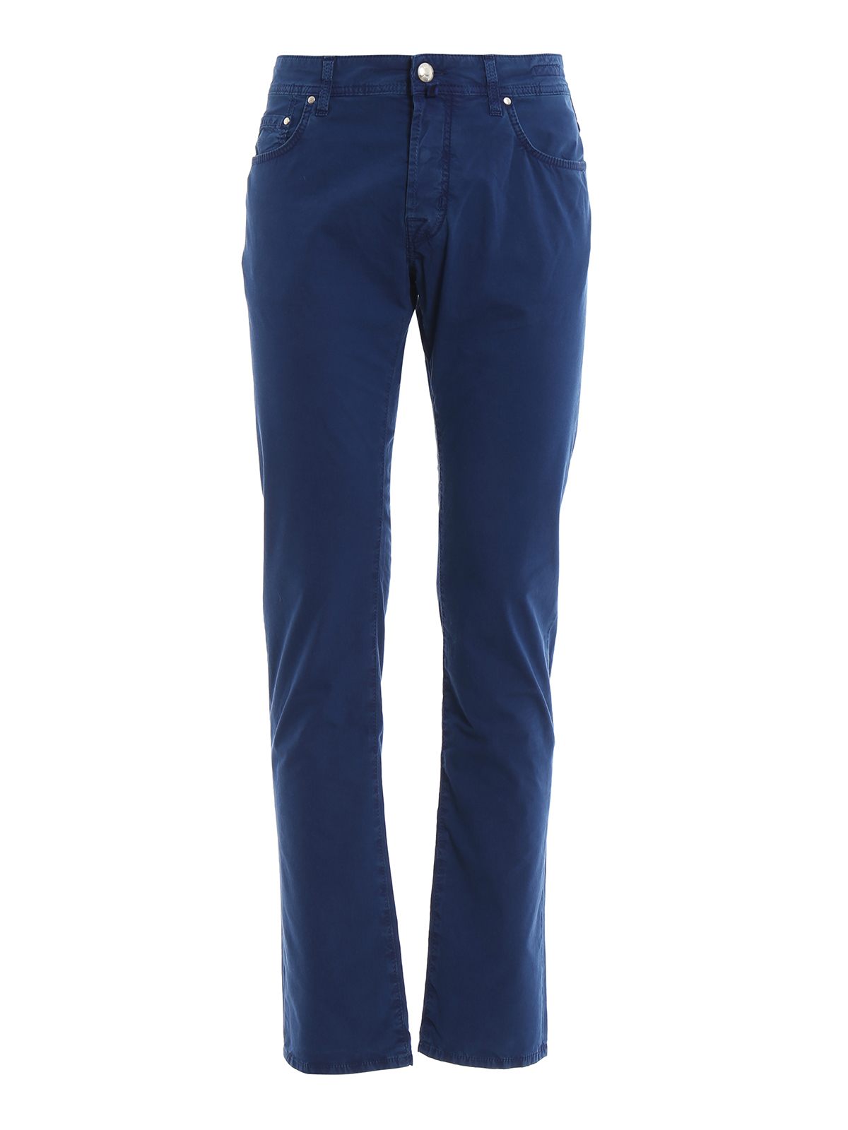 Jacob Cohen Style 688 blue stretch cotton pants|J688COMF08554V5101857