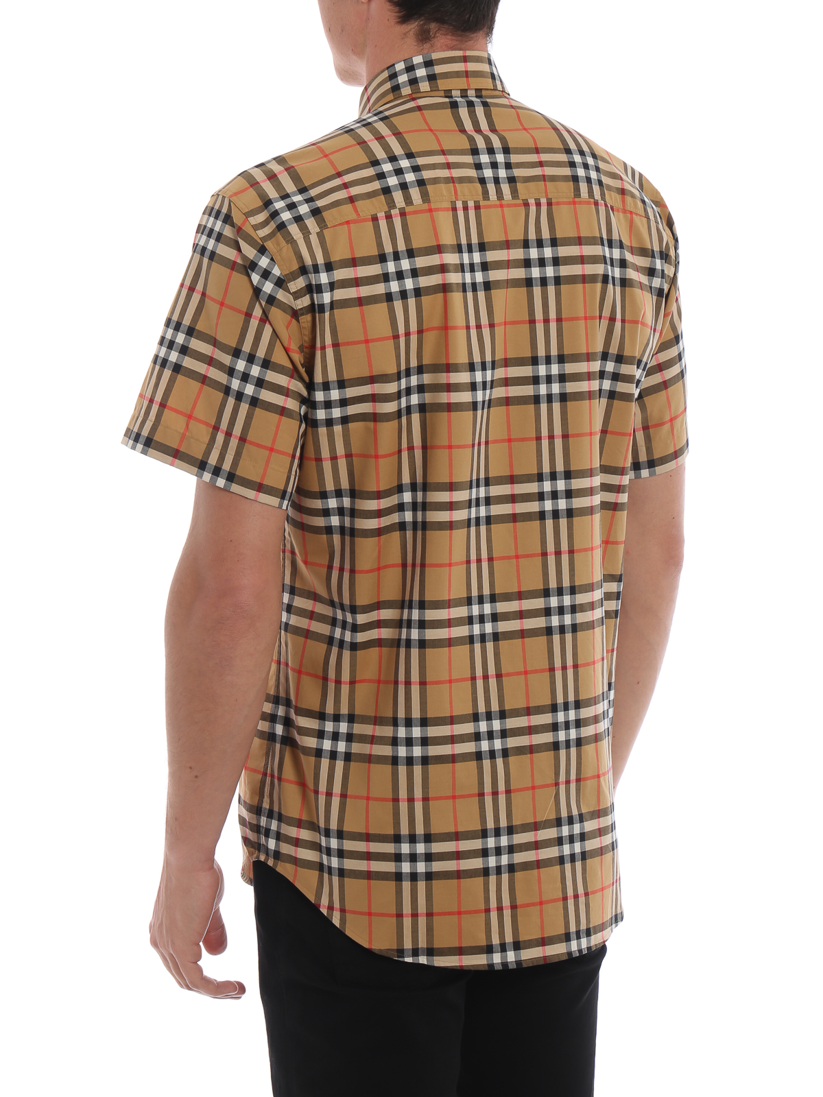 Burberry Check Short-Sleeve Shirt
