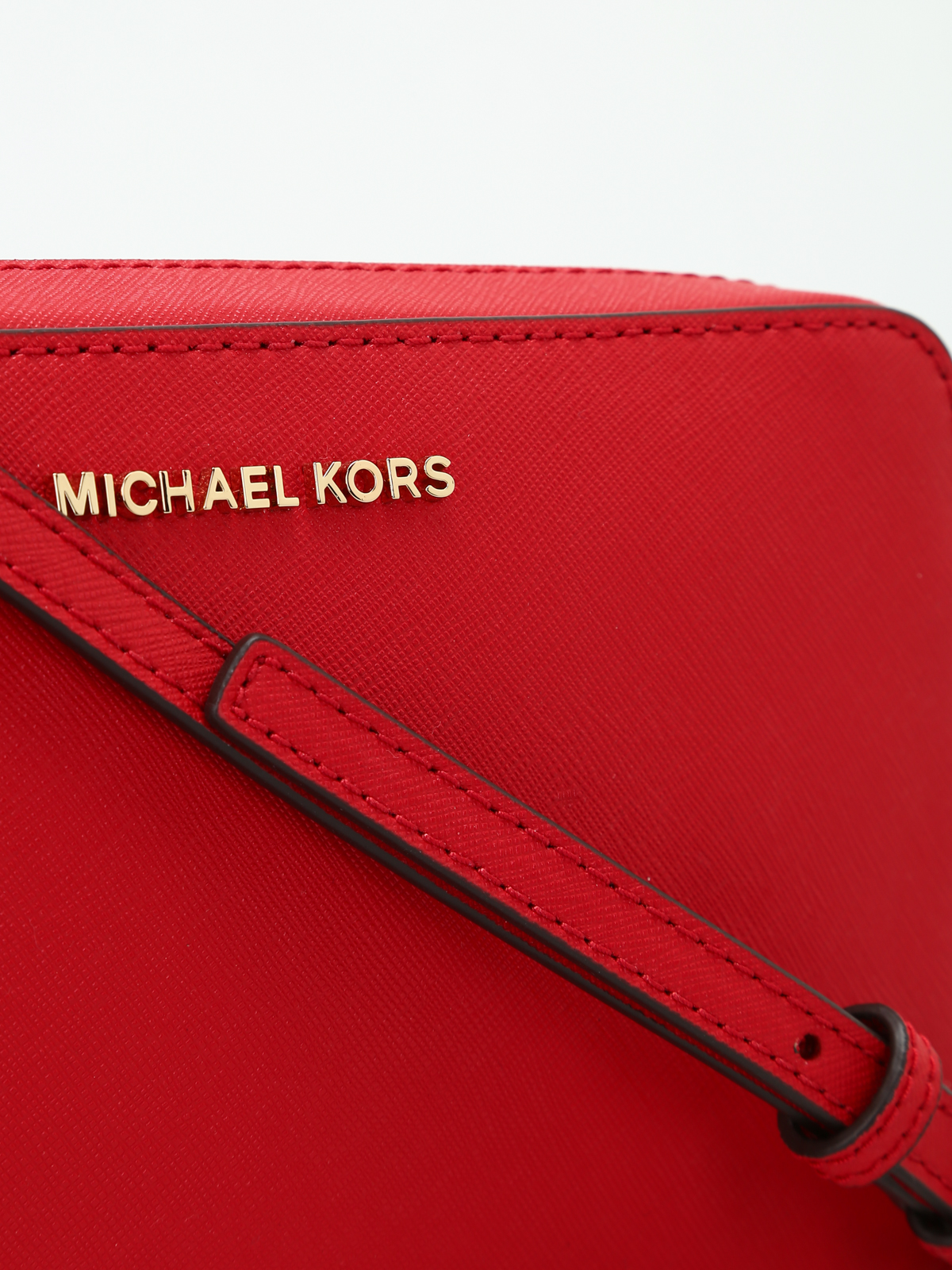 bright red michael kors red bag