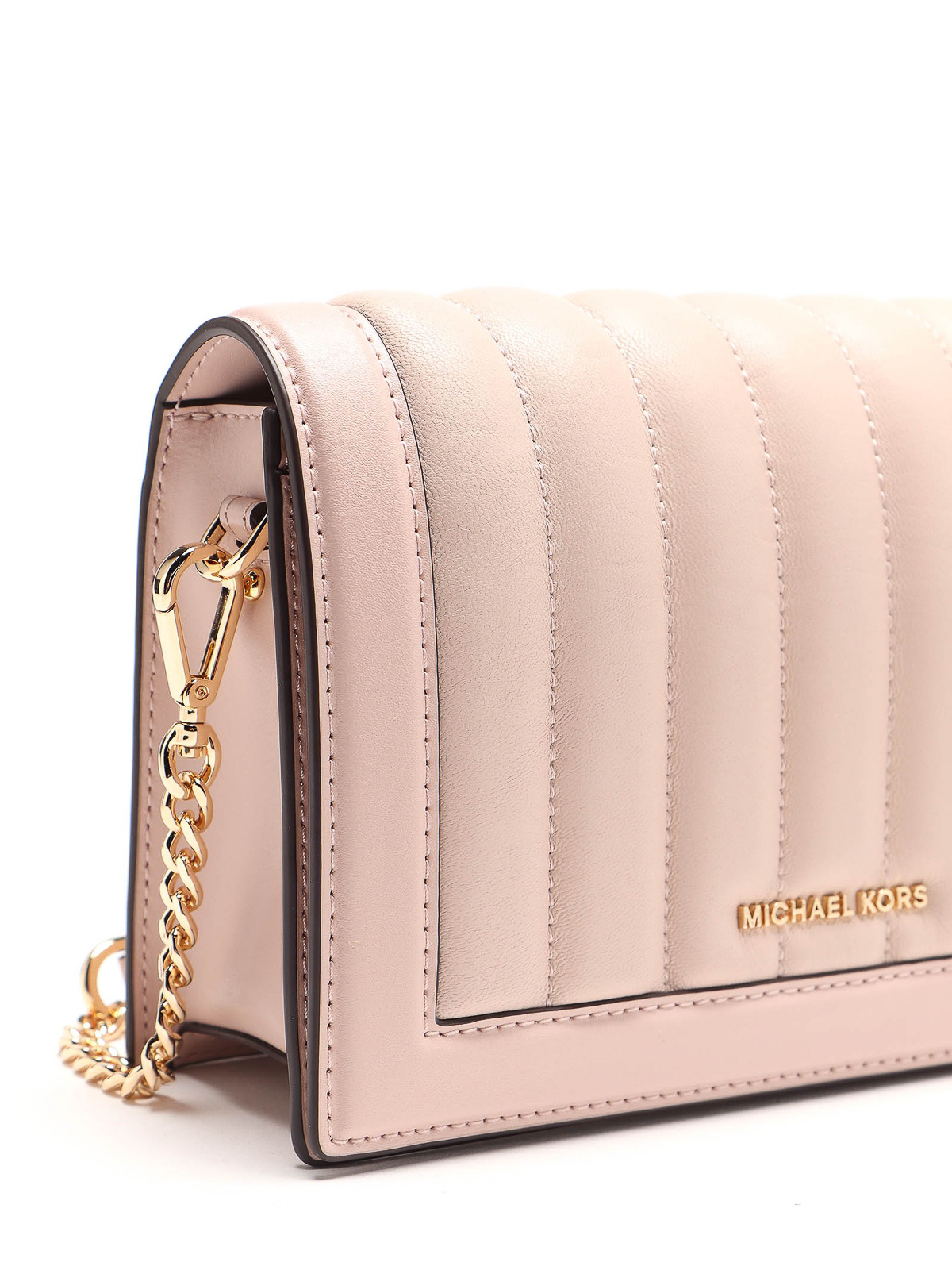 Michael kors best sale pink quilted bag