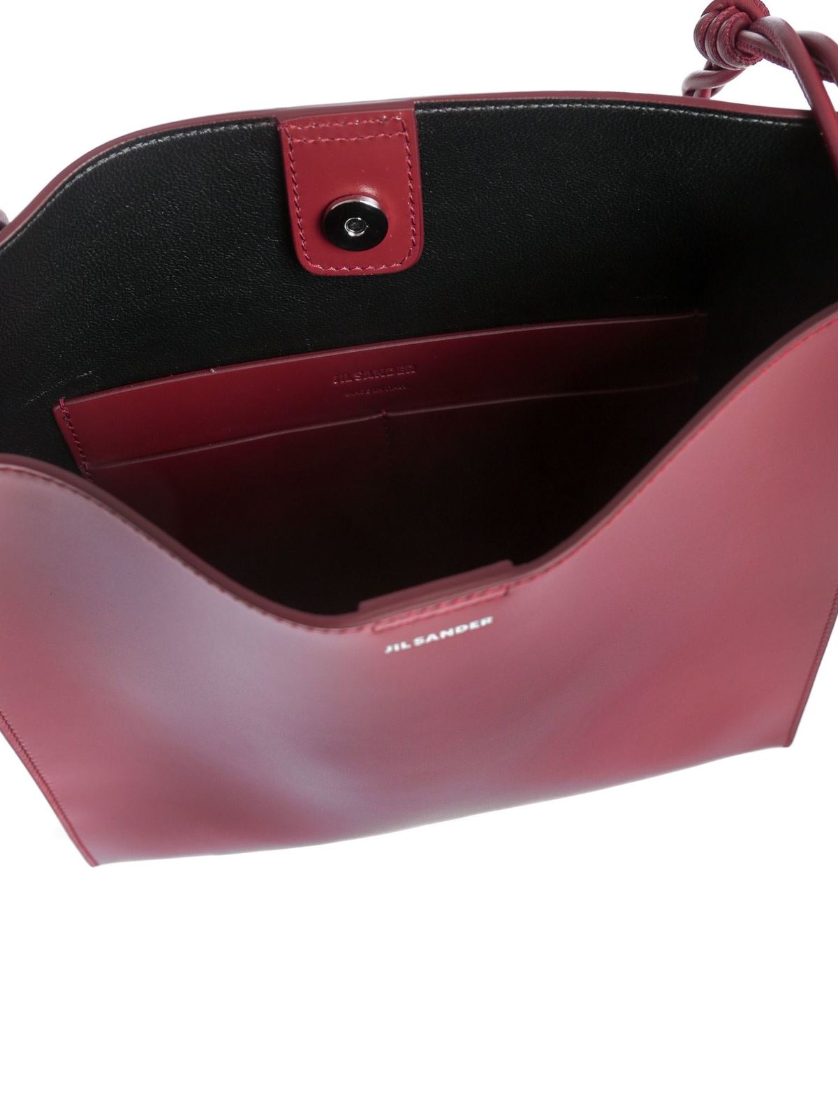 Shoulder bags Jil Sander - Tangle medium bag in burgundy