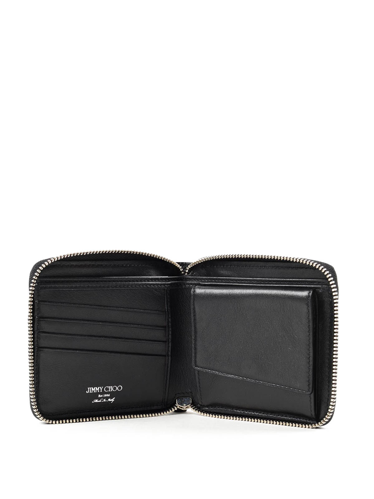 Jimmy Choo Lawrence embossed stars wallet - Men|LAWRENCEEMGBLACK