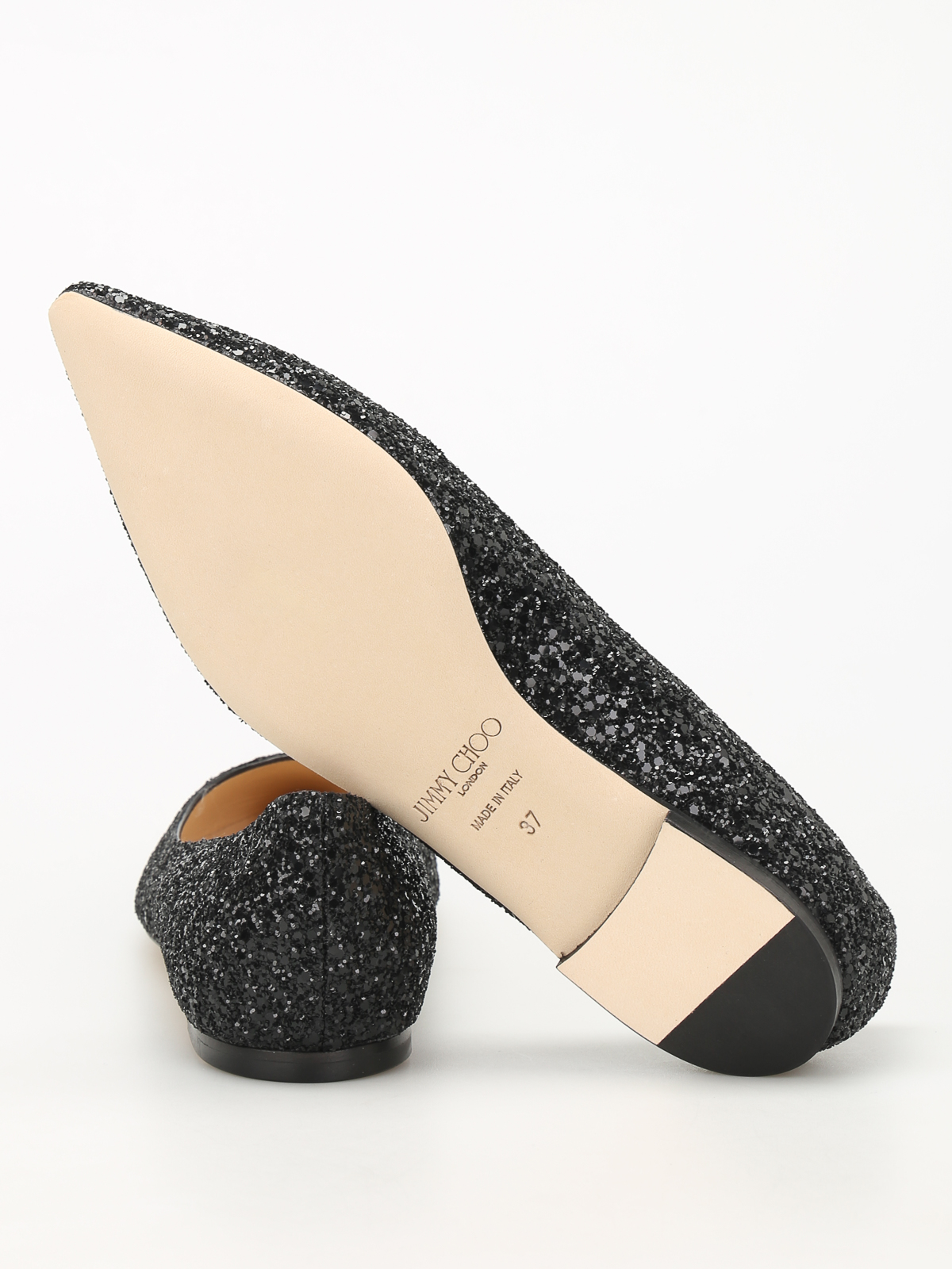 Jimmy Choo フラットシューズ - Romy | ROMYFLATCGFBLACK