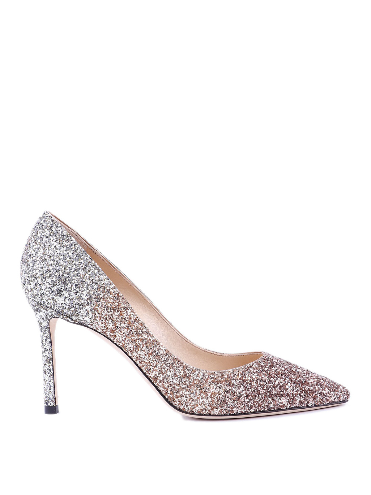 Jimmy Choo パンプス - Romy 85 - メタリック|ROMY85VNBROSE