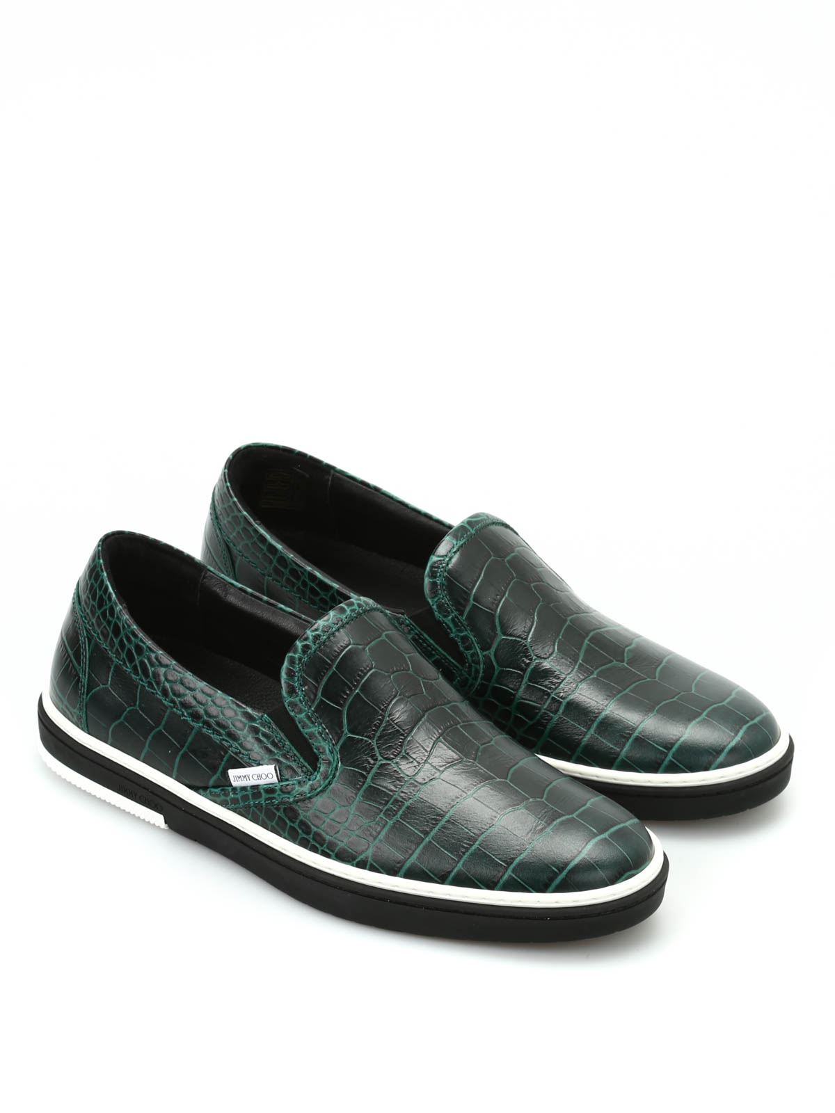 Loafers & Slippers Jimmy Choo - Grove croco print slippers