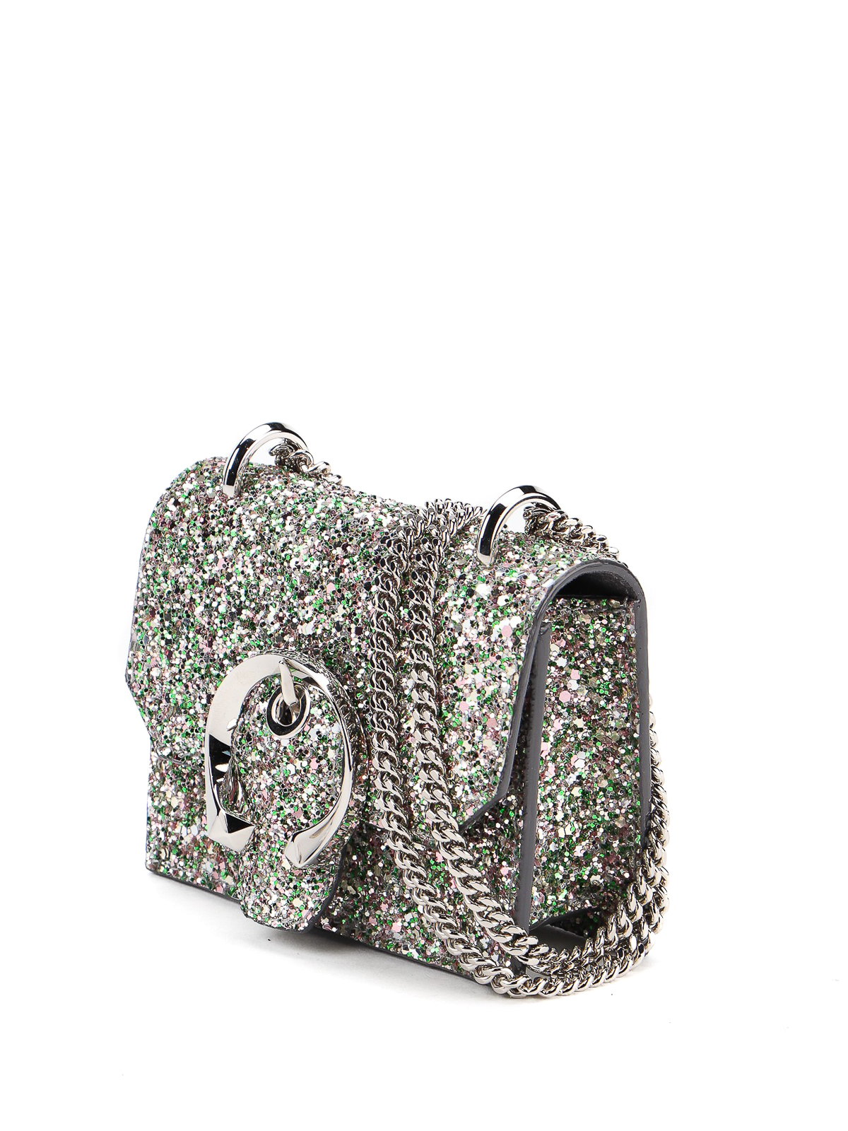 Jimmy Choo Mini Paris bag - Green - Women|MINIPARISCGFPEPPERMINT