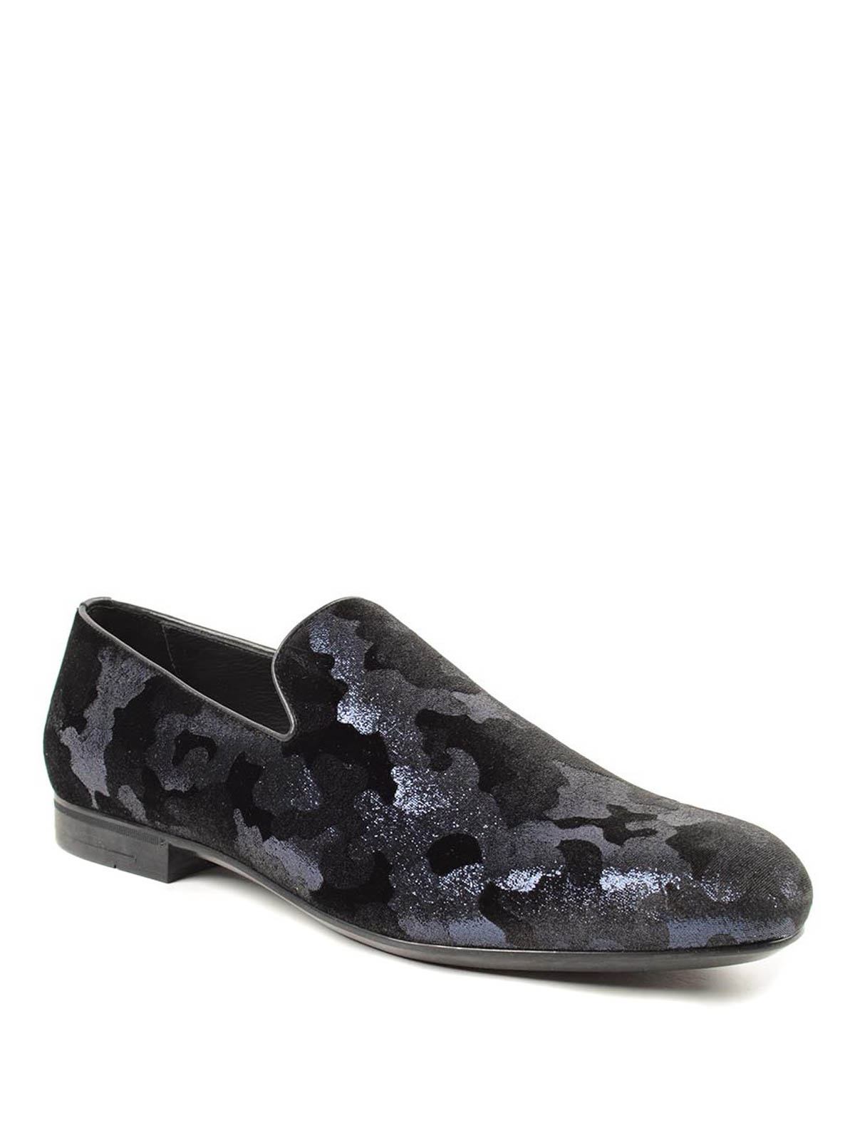 Jimmy Choo Sloane glitter velvet slippers - Men|SLOANECVTUNIFORM