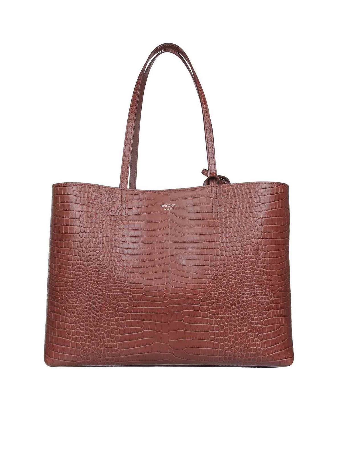 jimmy choo Nine2Five E/W モノグラム トートバッグ Jimmy Choo トートバッグ - Nine2Five E W