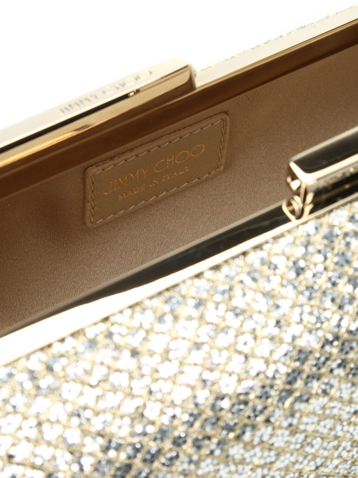 Jimmy choo best sale trinket clutch