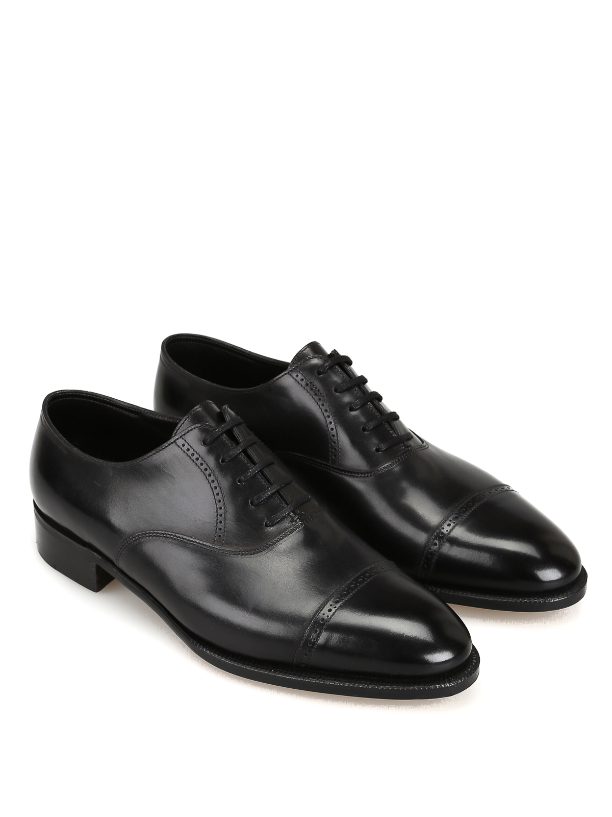 Classic shoes John Lobb - Philip II black calf leather Oxford