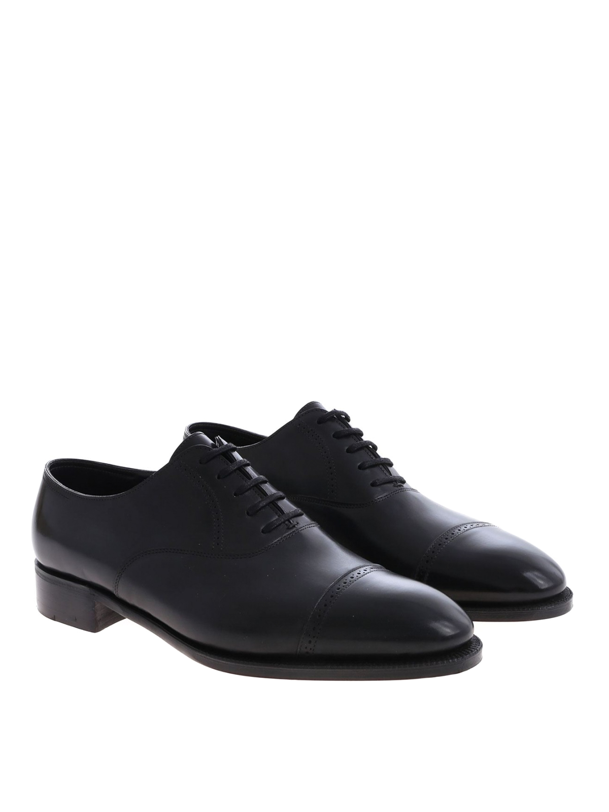 Shop John Lobb Philip Ii Oxford Shoes In Negro
