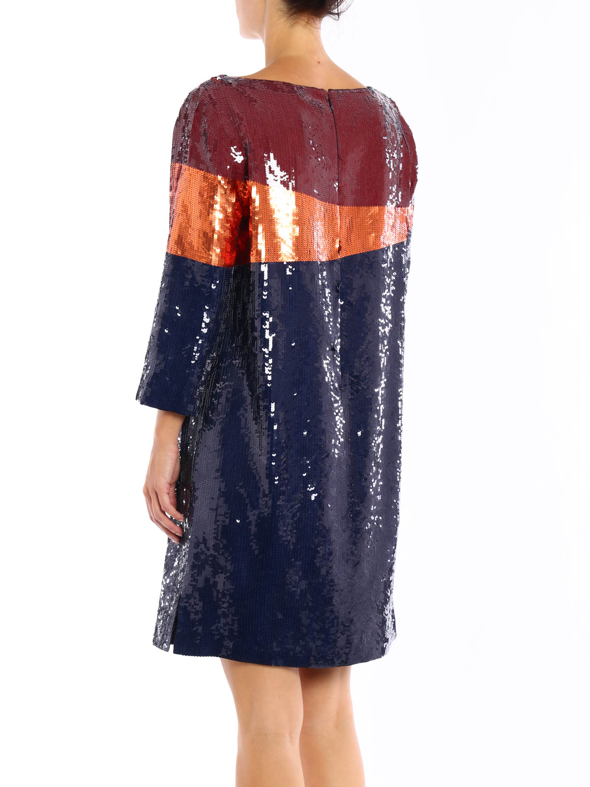slim fit dress slacks STREET LEVEL. Short gold sequin dress (S/M) – Hibuy market main image 0