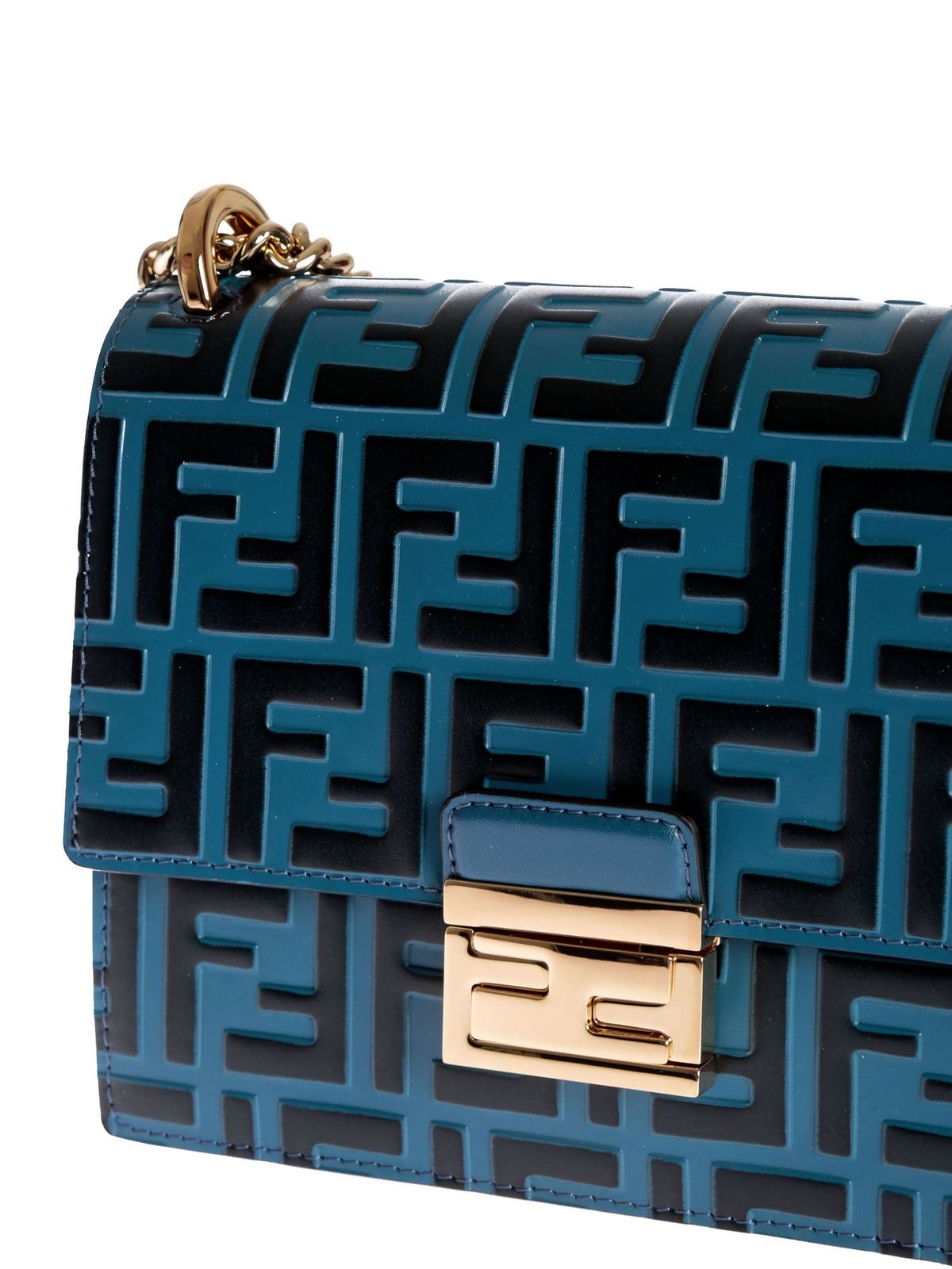 FENDI: mini bag for woman - Blue