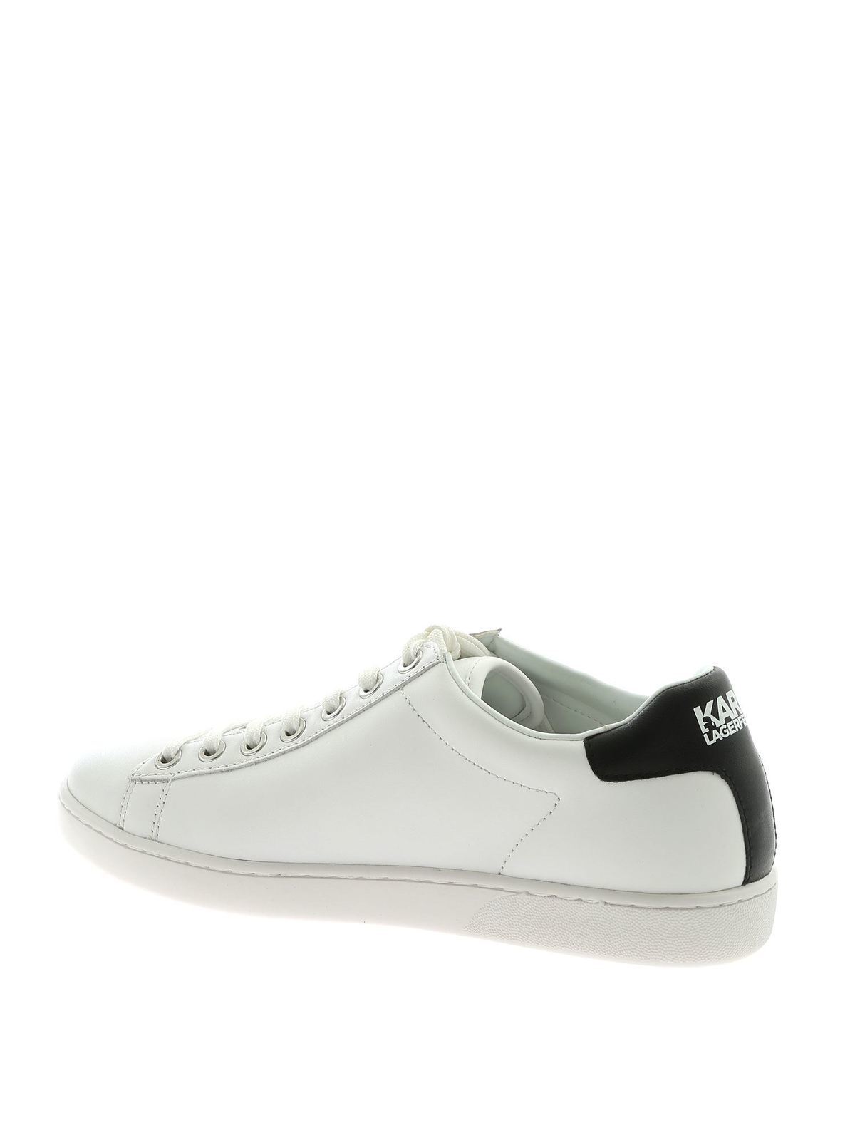 Shop Karl Lagerfeld Karl Ikonik Kupsol Sneakers In White In Blanco