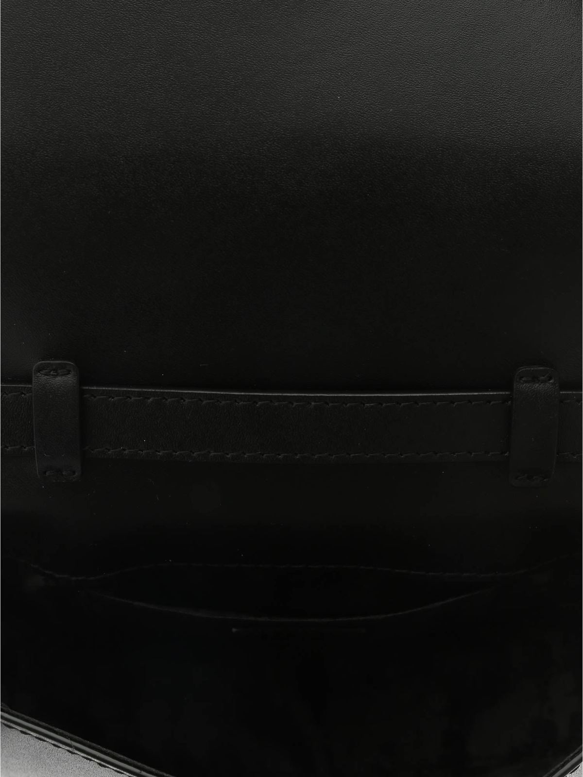 Shop Karl Lagerfeld Ikonik Cross Body Bag In Negro