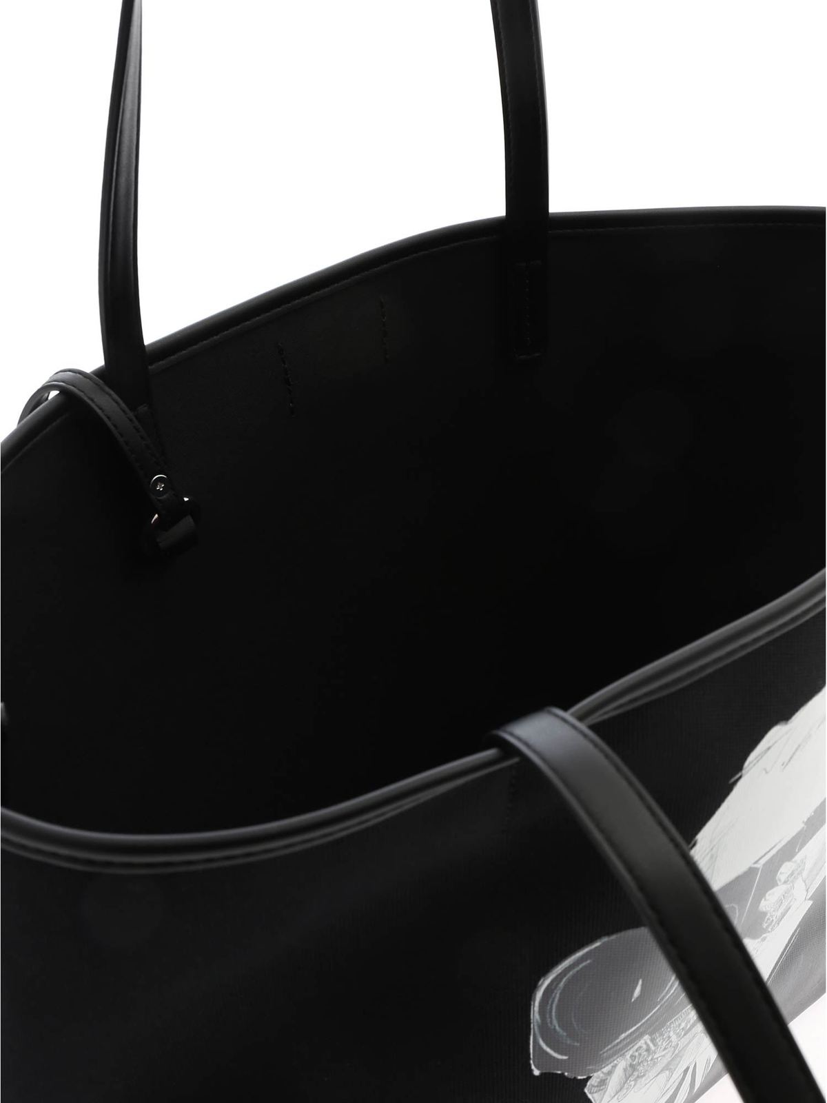 KARL LAGERFELD shopper bag K  Ikonik Leather Tote Black  Buy bags purses   accessories online  modeherz
