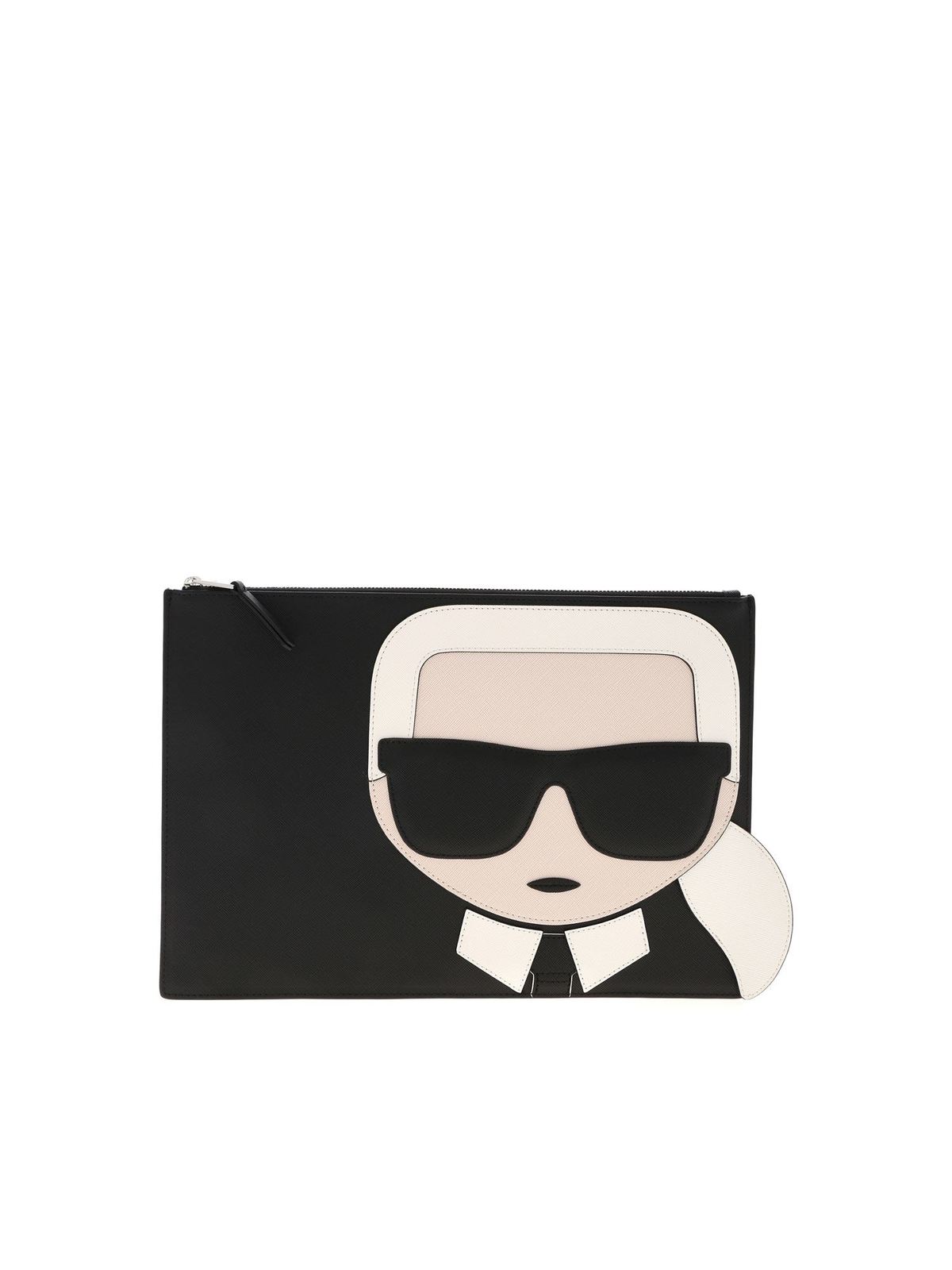 100% Authentic Karl Lagerfeld Laptop Sleeve Clutch, Luxury, Bags & Wallets  on Carousell