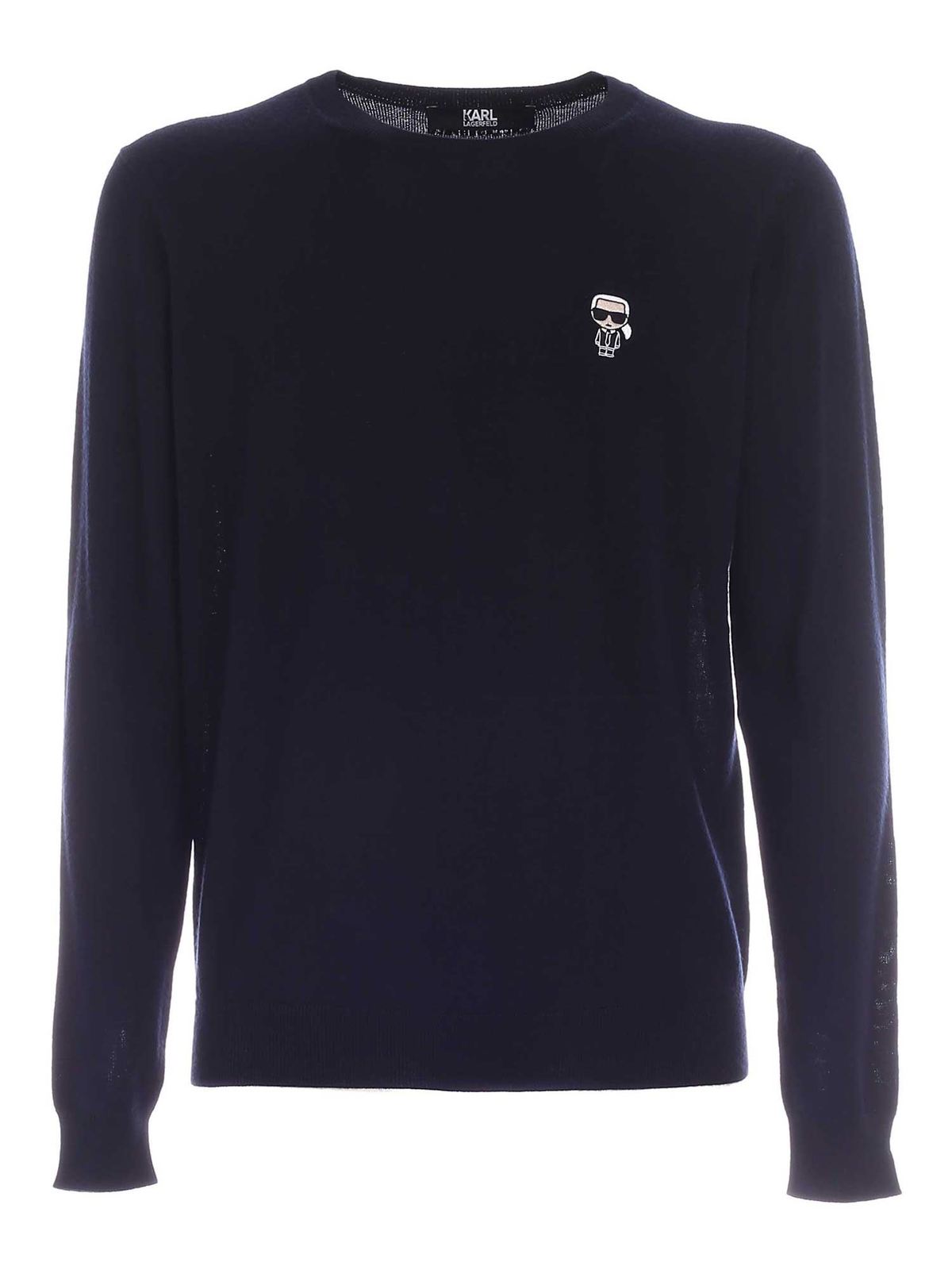 Karl Lagerfeld Suéter Cuello Redondo Azul 655013502399690