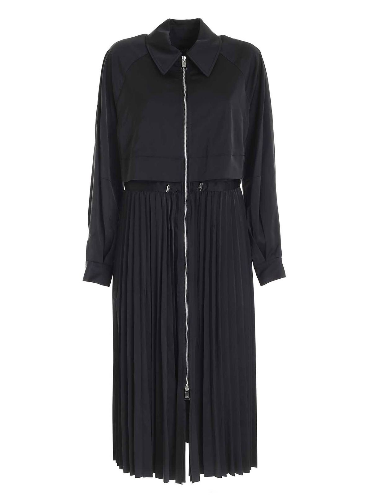 Karl Lagerfeld Black dress featuring pleated skirt|205W1500999