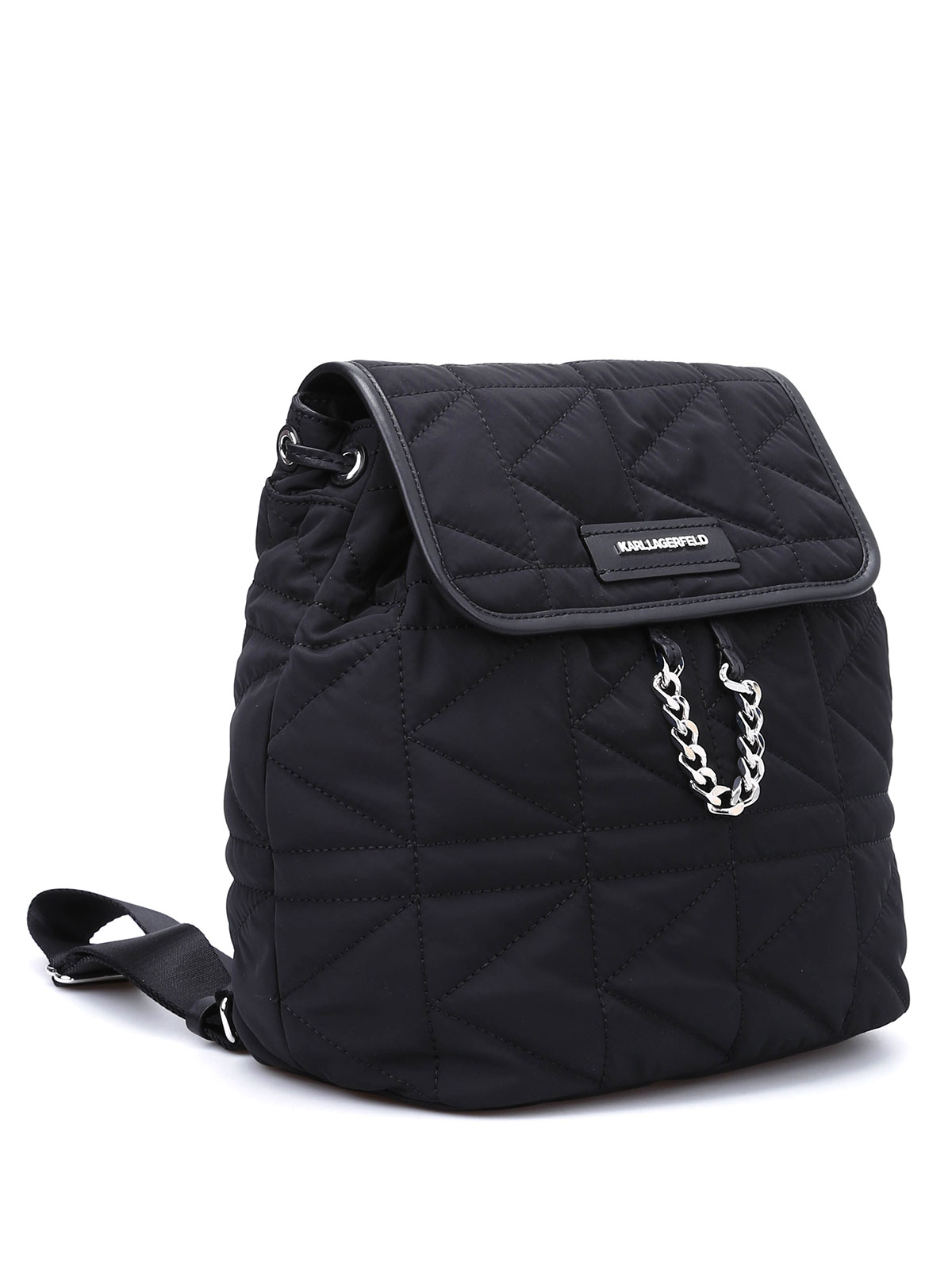 Ocarina Quilted Black Backpack