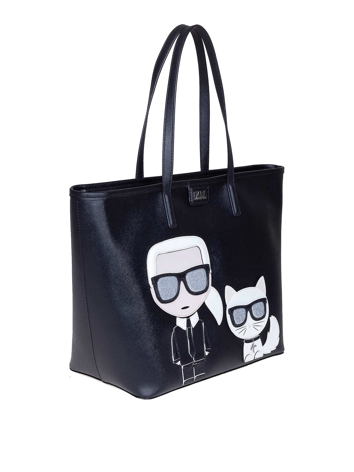 Totes bags Karl Lagerfeld - K/Ikonik Karl and Choupette tote bag - 29KW3078
