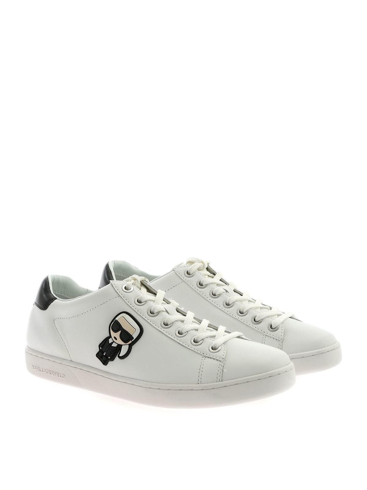 Shop Karl Lagerfeld Karl Ikonik Kupsol Sneakers In White In Blanco