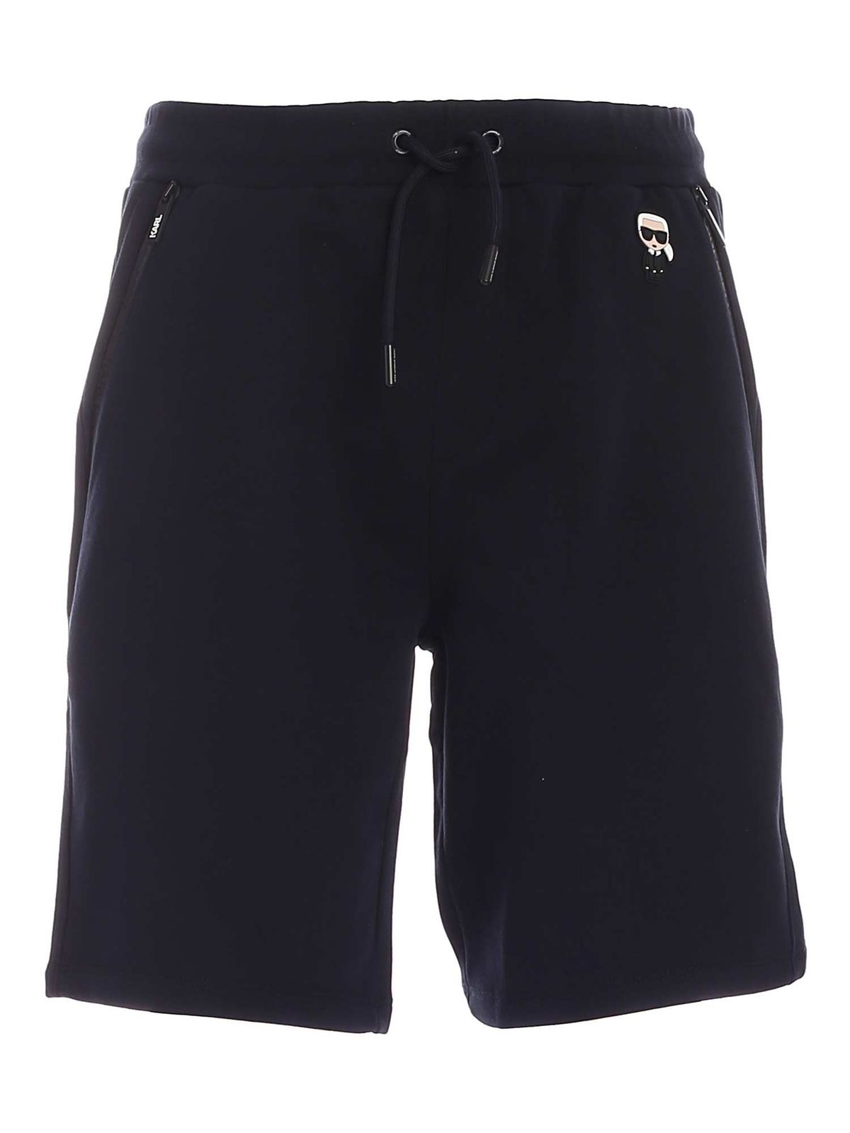 Karl Lagerfeld Shorts Graphic Olive