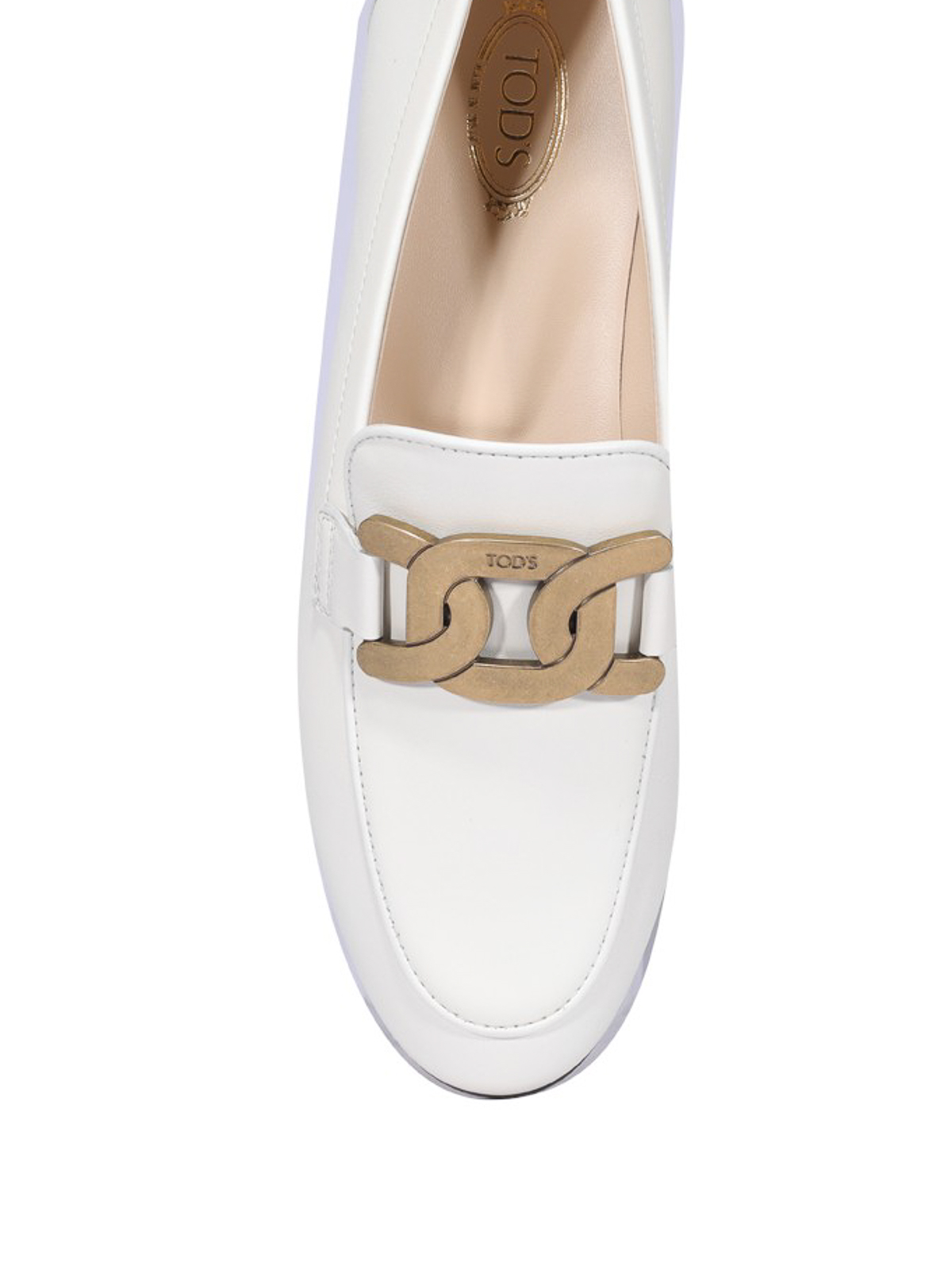 Shop Tod's Mocasines - Kate In White