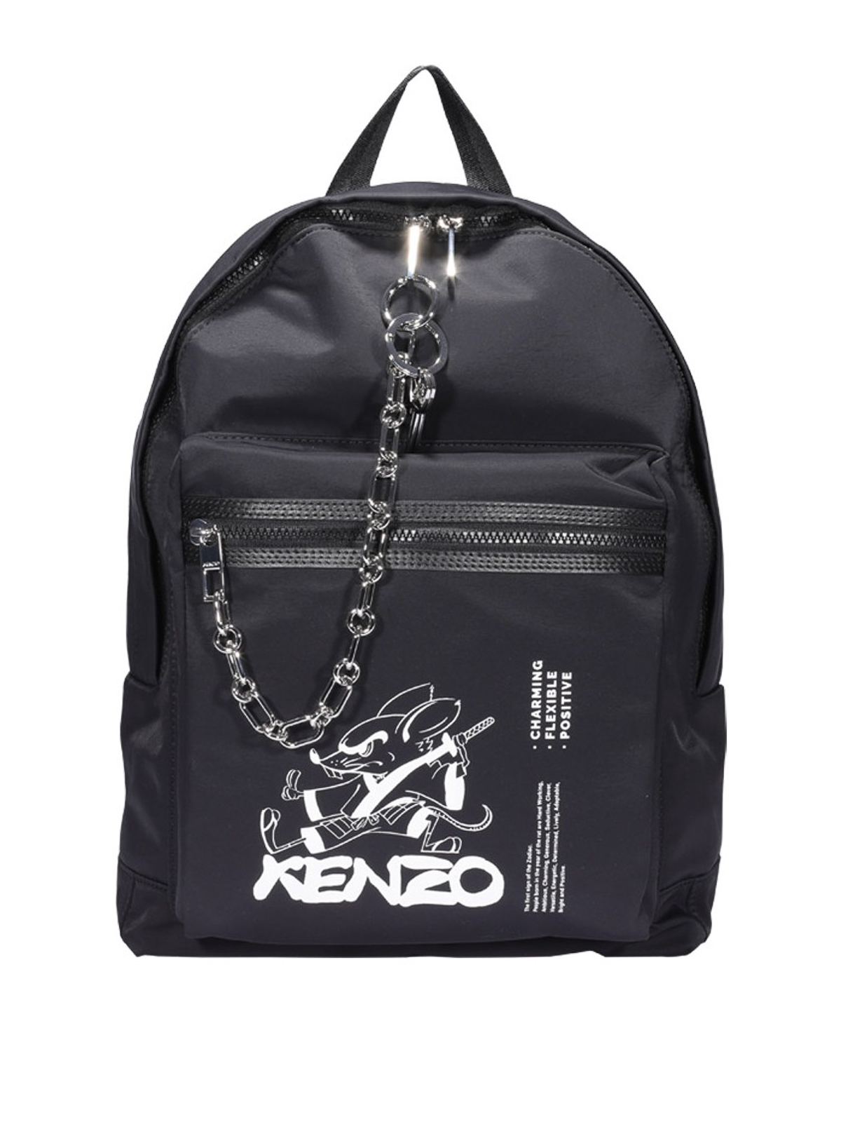Kenzo Kung Fu Rat backpack - Black - Men|FA55SF213FP499