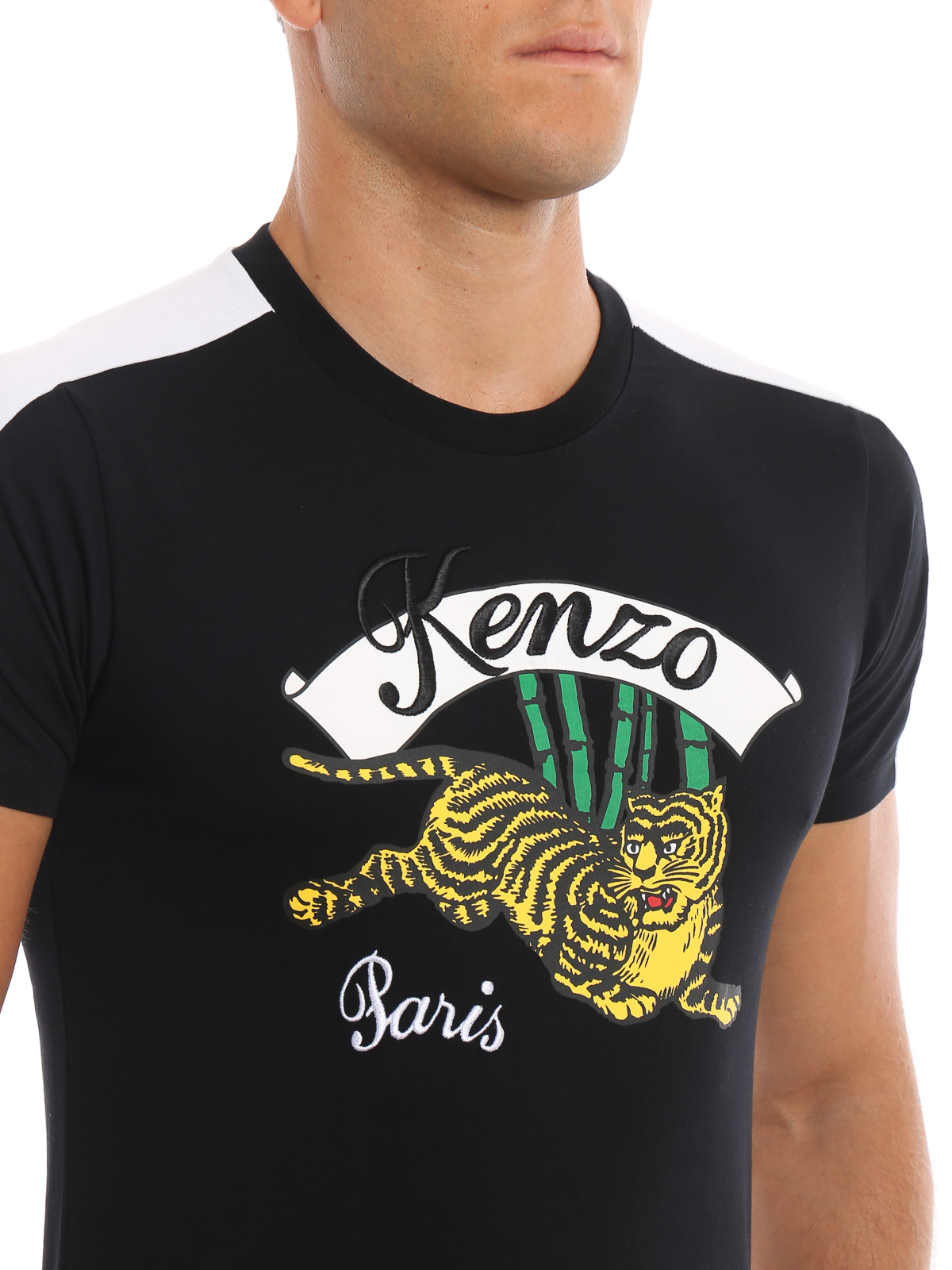 T-shirts Kenzo - Bamboo Tiger print cotton T-shirt - F965TS0194SG99