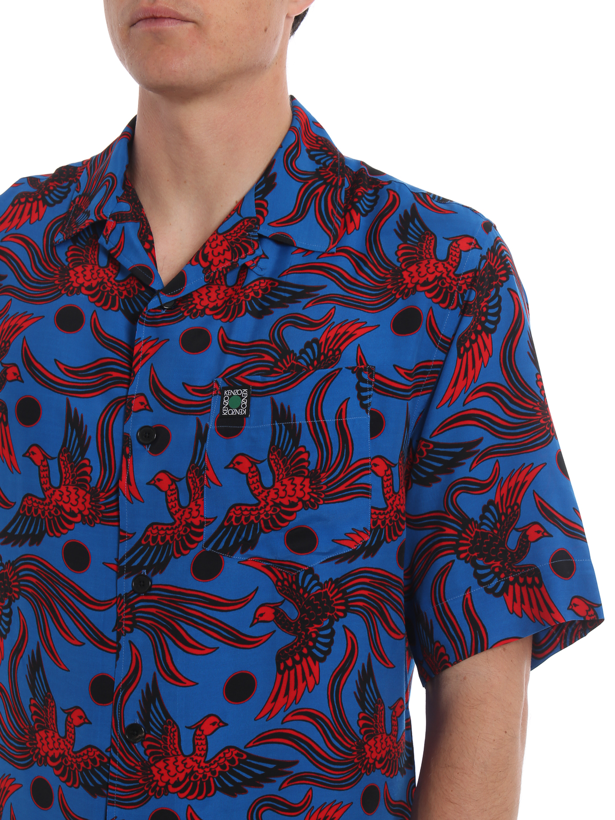 Shirts Kenzo - Flying Phoenix viscose hawaiian shirt - F955CH5281KB70