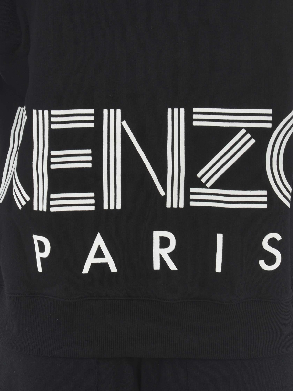 Kenzo Kenzo maxi logo print black sweatshirt - Men