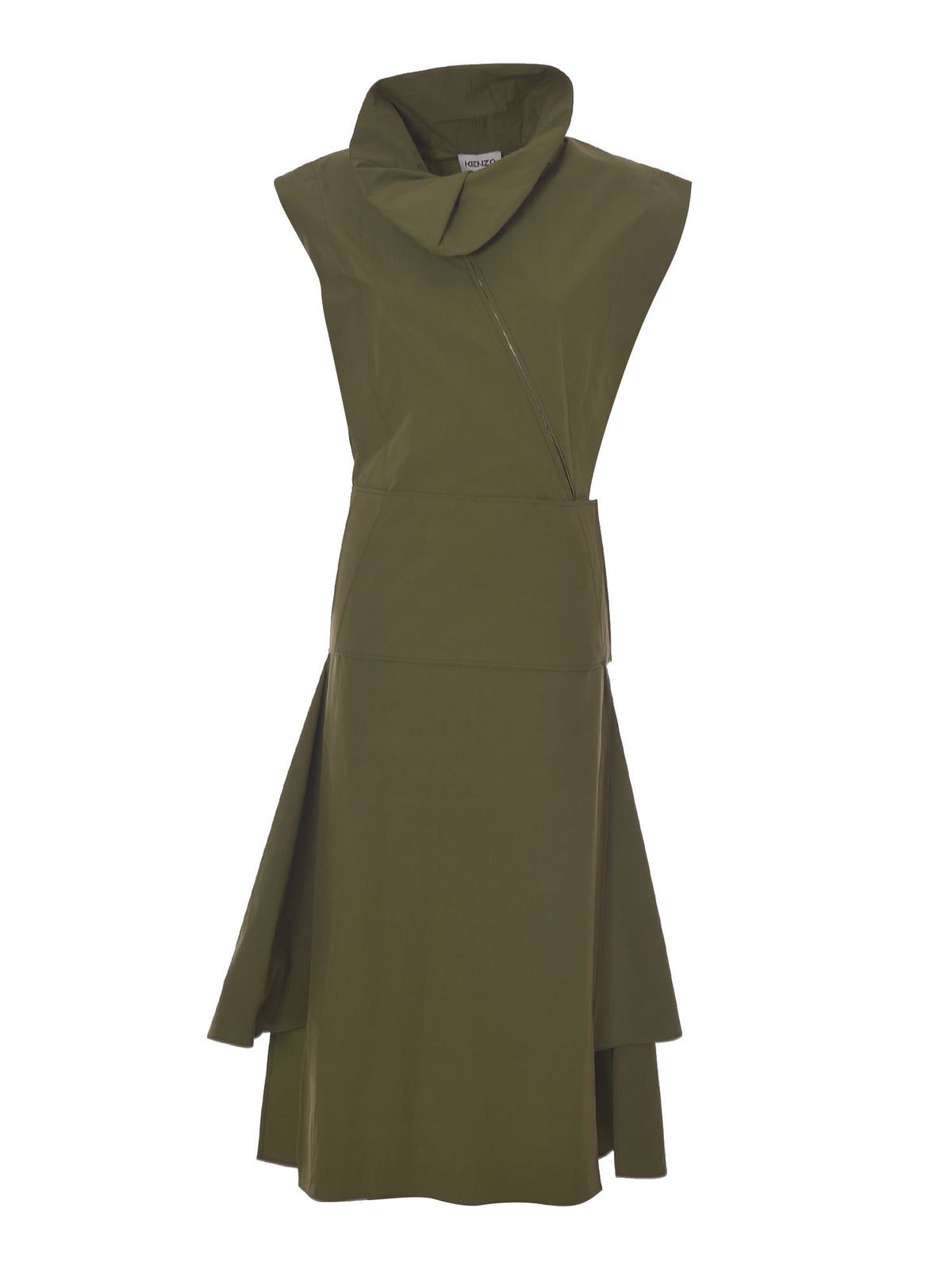 Kenzo Flared dress in green - Green - Women|FB52RO0349SA49 Kenzo Flared dress in green - Green - Women|FB52RO0349SA49