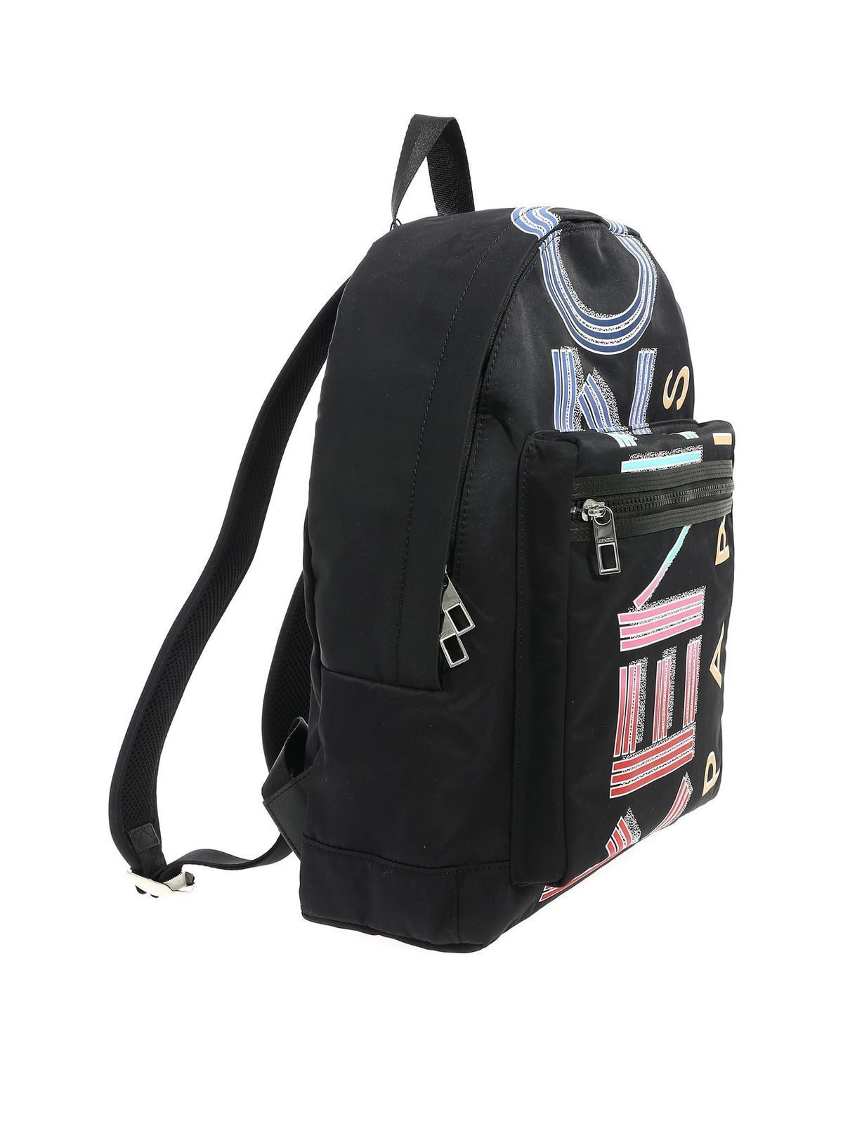 Large kenzo best sale logo backpack