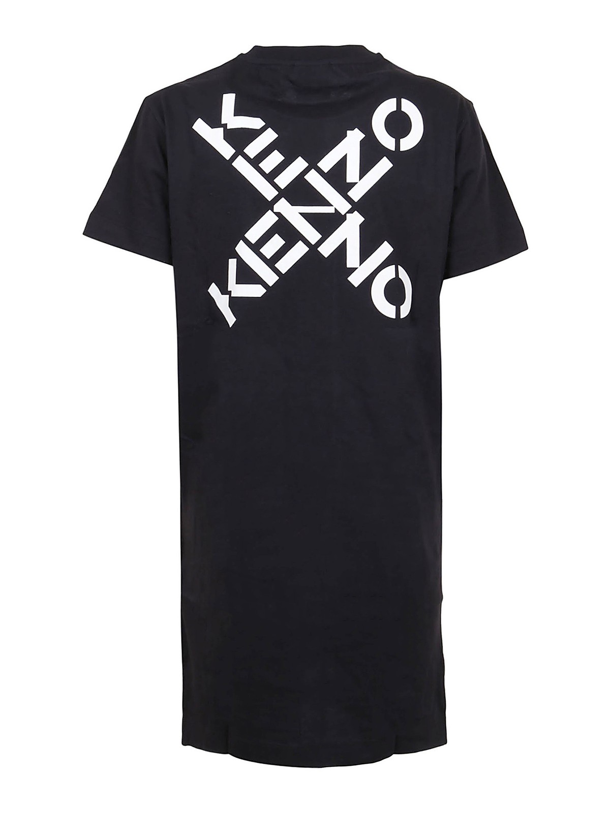 Shop Kenzo Jersey Dress In Negro