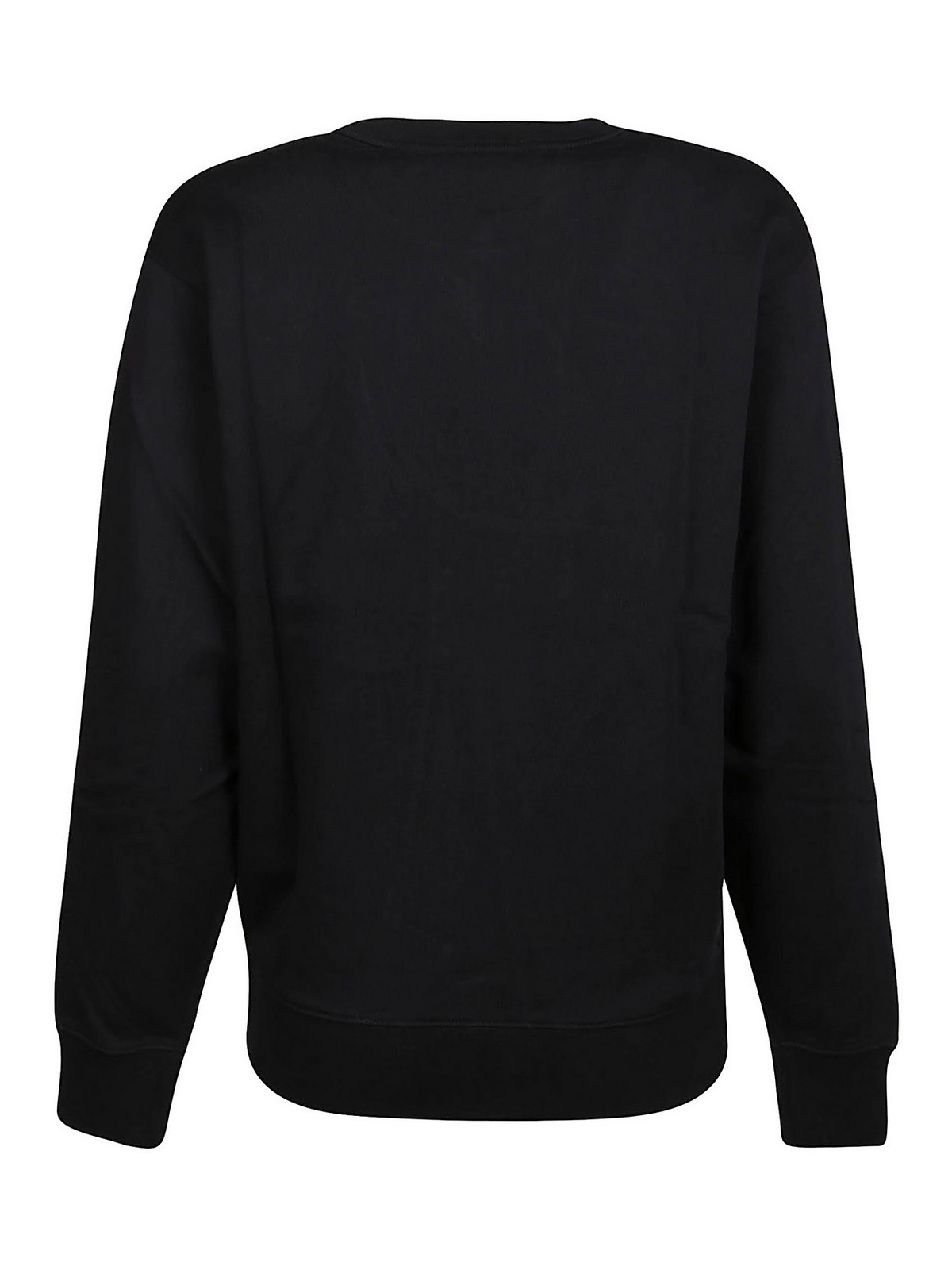 Shop Kenzo Printed Logo Sweatshirt In Negro
