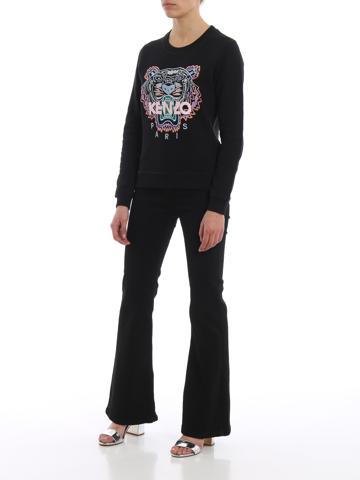 Kenzo Tiger black crewneck sweatshirt - Black | F952SW7054XA99