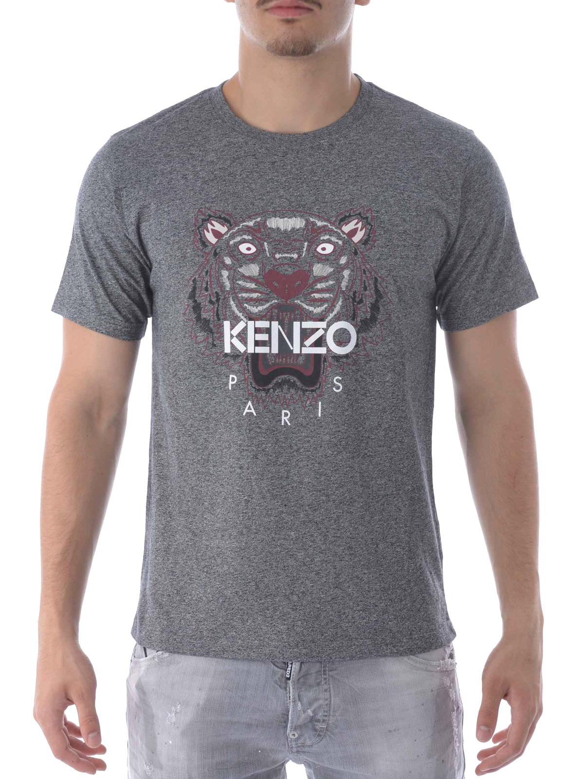 T-shirts Kenzo - Tiger cotton jersey T-shirt - F665TS0504YJ98