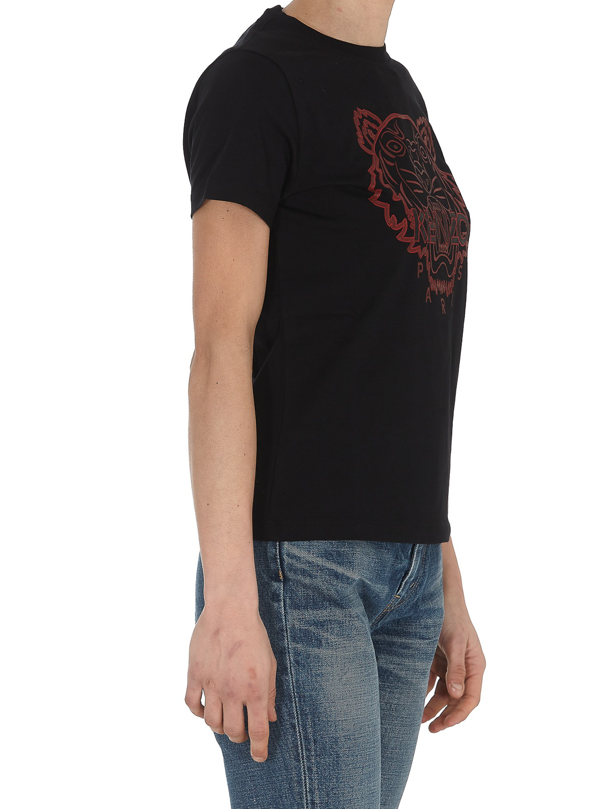 Kenzo Tシャツ - Tiger - ブラック|FB52TS8464SE99 | THEBS