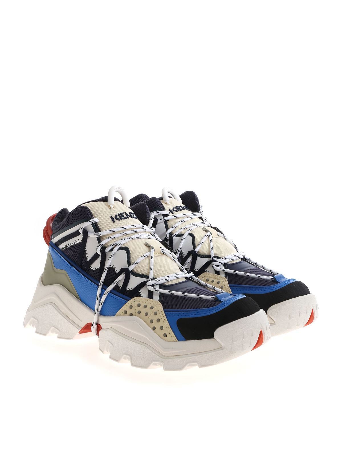 Autonom Muldyr ubehagelig Trainers Kenzo - Inka Low Top sneakers in blue - FA65SN302F5777
