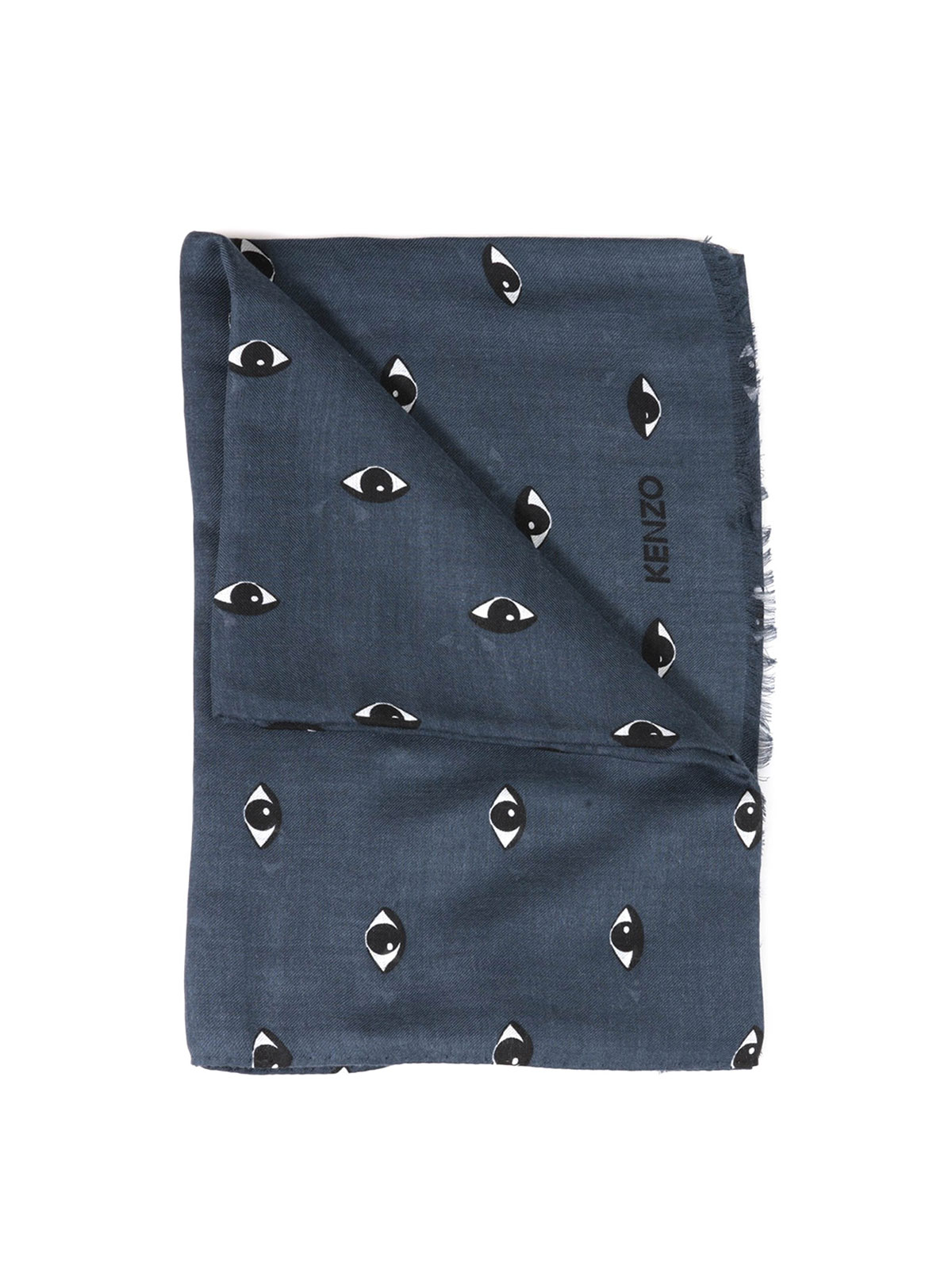 スカーフ Kenzo - Eye print modal and silk scarf - 0082820756N730VAR1