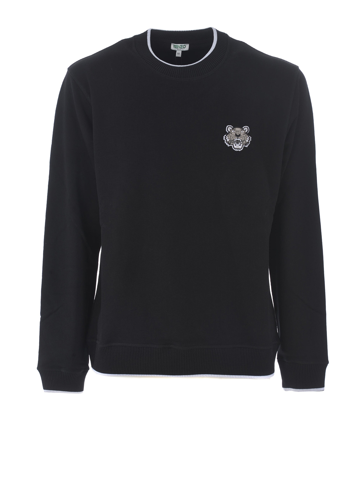 Sweatshirts u0026 Sweaters Kenzo - Tiger contrasting piping sweatshirt -  F005SW0054MD99