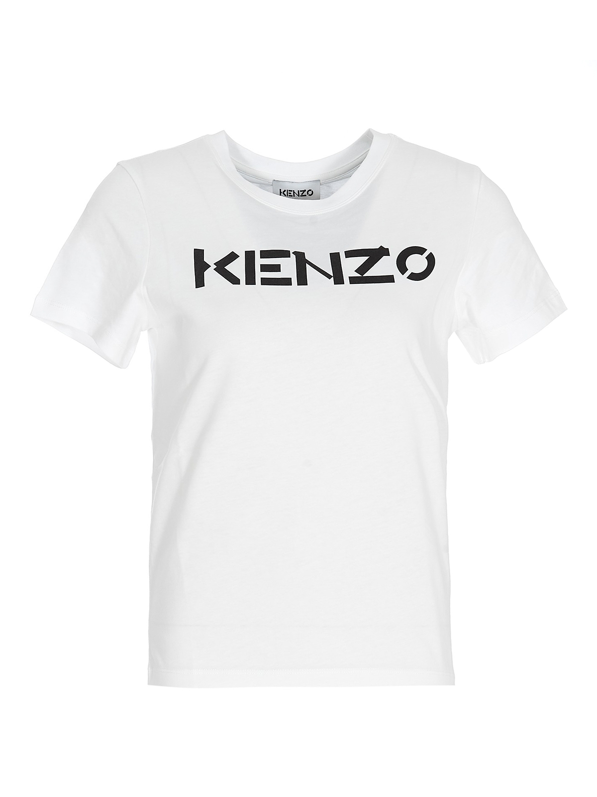 Kenzo Logo Lettering Printed T-shirt In White