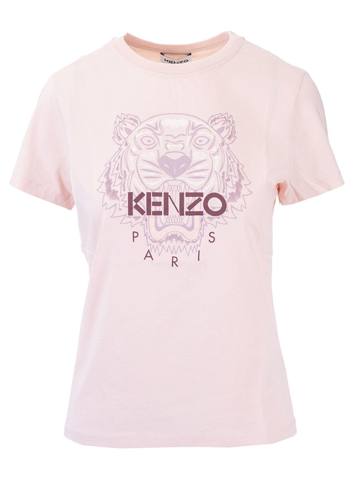 filter beskæftigelse skive T-shirts Kenzo - Tiger T-shirt in faded pink - 2TS8464YB34