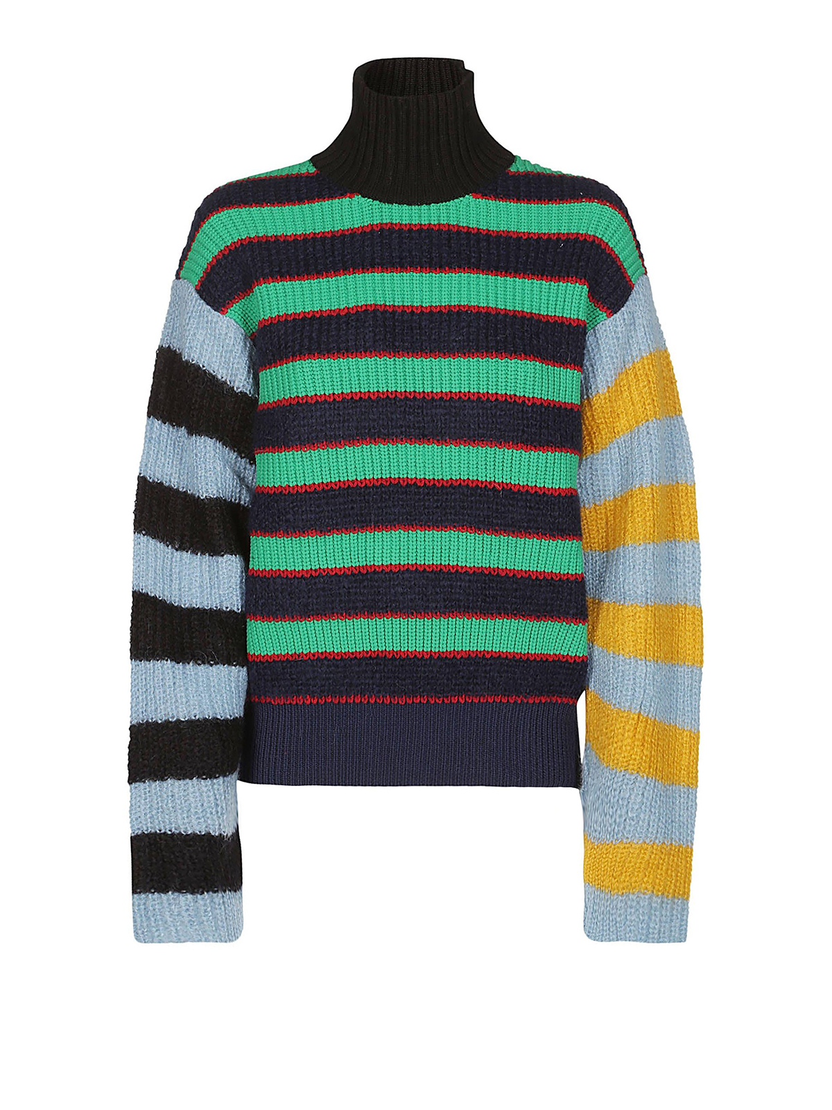 Turtlenecks & Polo necks Kenzo - Colour block striped wool blend turtleneck  - F861TO544815MU