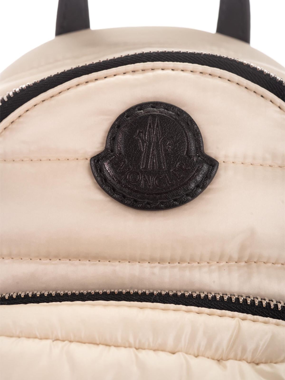Moncler Cream Quilted Kilia Mini Backpack with Black Accents Moncler - Kilia Small backpack Moncler main image 3