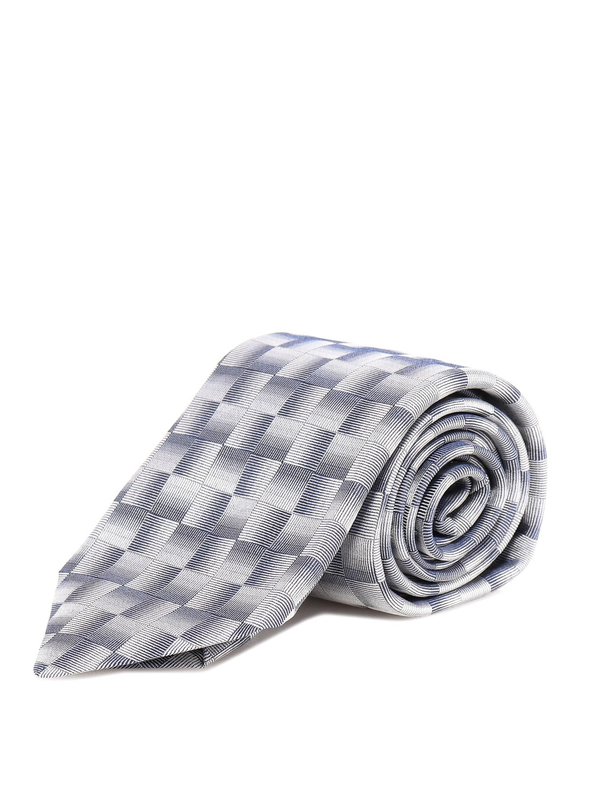 Kiton ネクタイ - グレー - グレイ|UCRVKRC04G9805